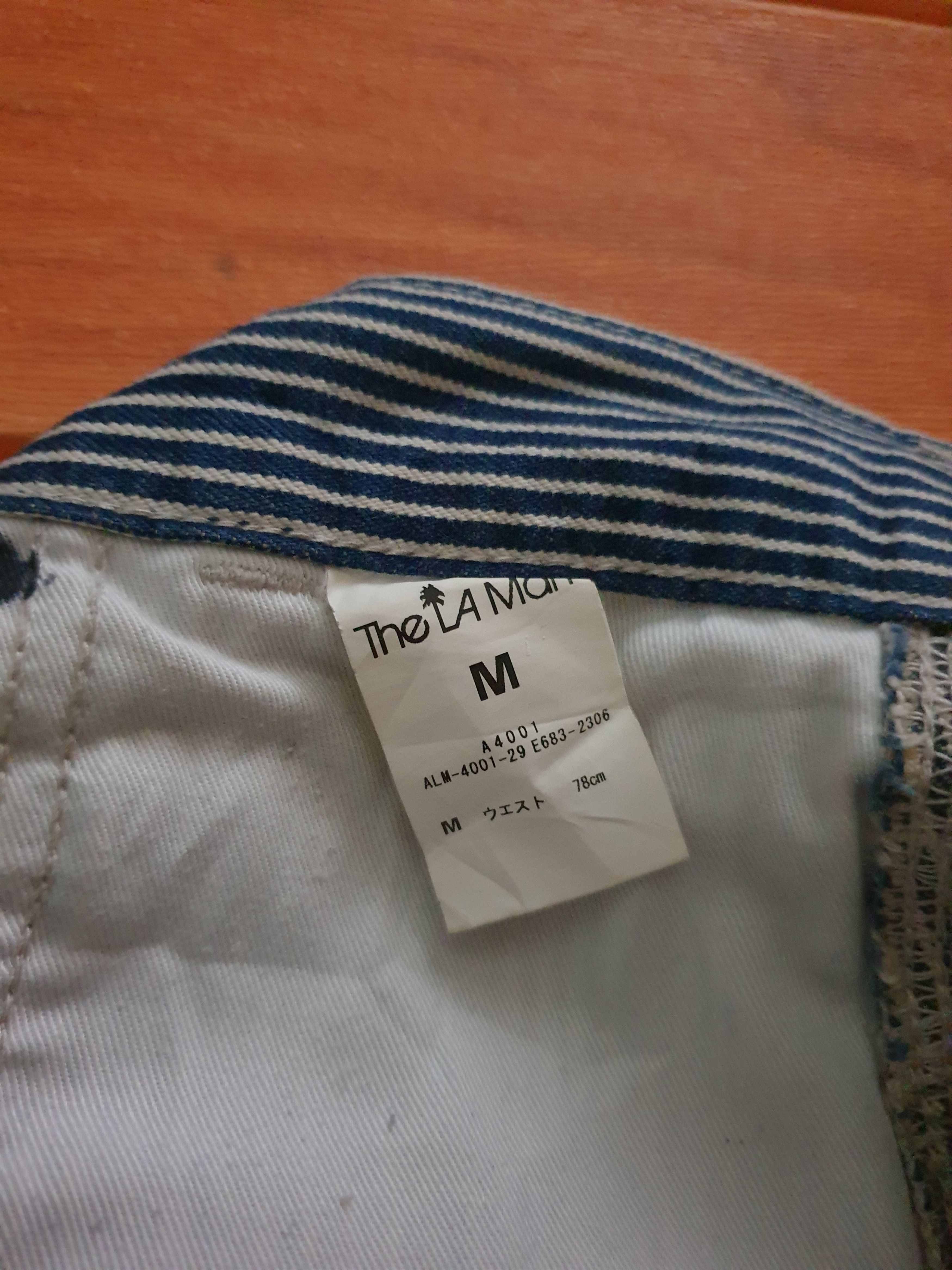 Japanese Brand The la mart stripe carpenter pant Size US 33 - 3 Thumbnail