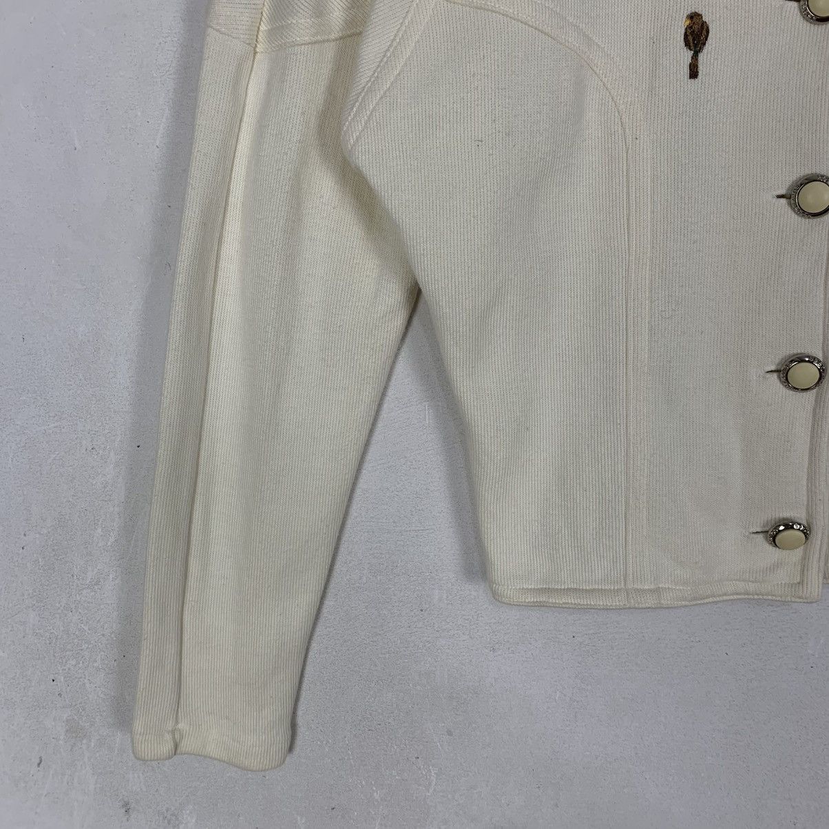 Courreges Vintage Courrèges Fashion Brand Paris Cardigan Sweatshirt Size S / US 4 / IT 40 - 5 Thumbnail