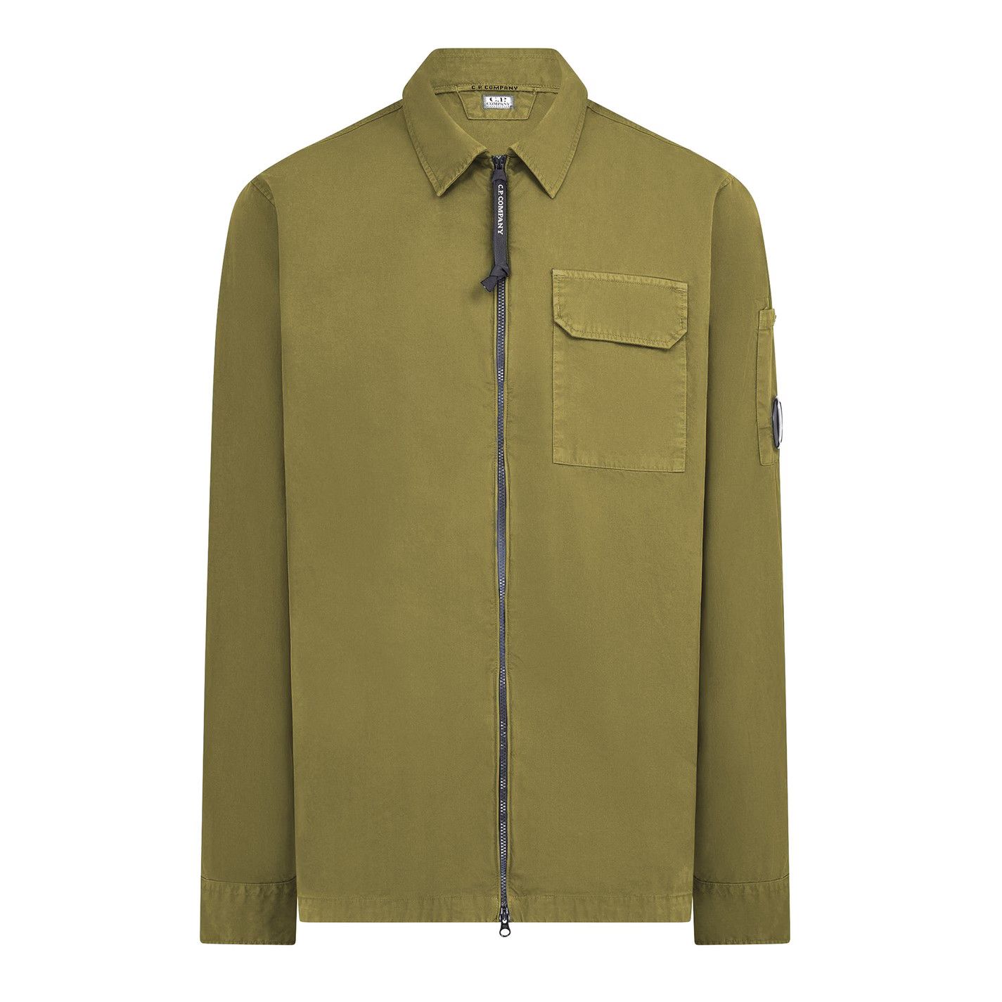 C.P. Company o1g2r1mq0426 Gabard Overshirt in Green Size US S / EU 44-46 / 1 - 1 Thumbnail