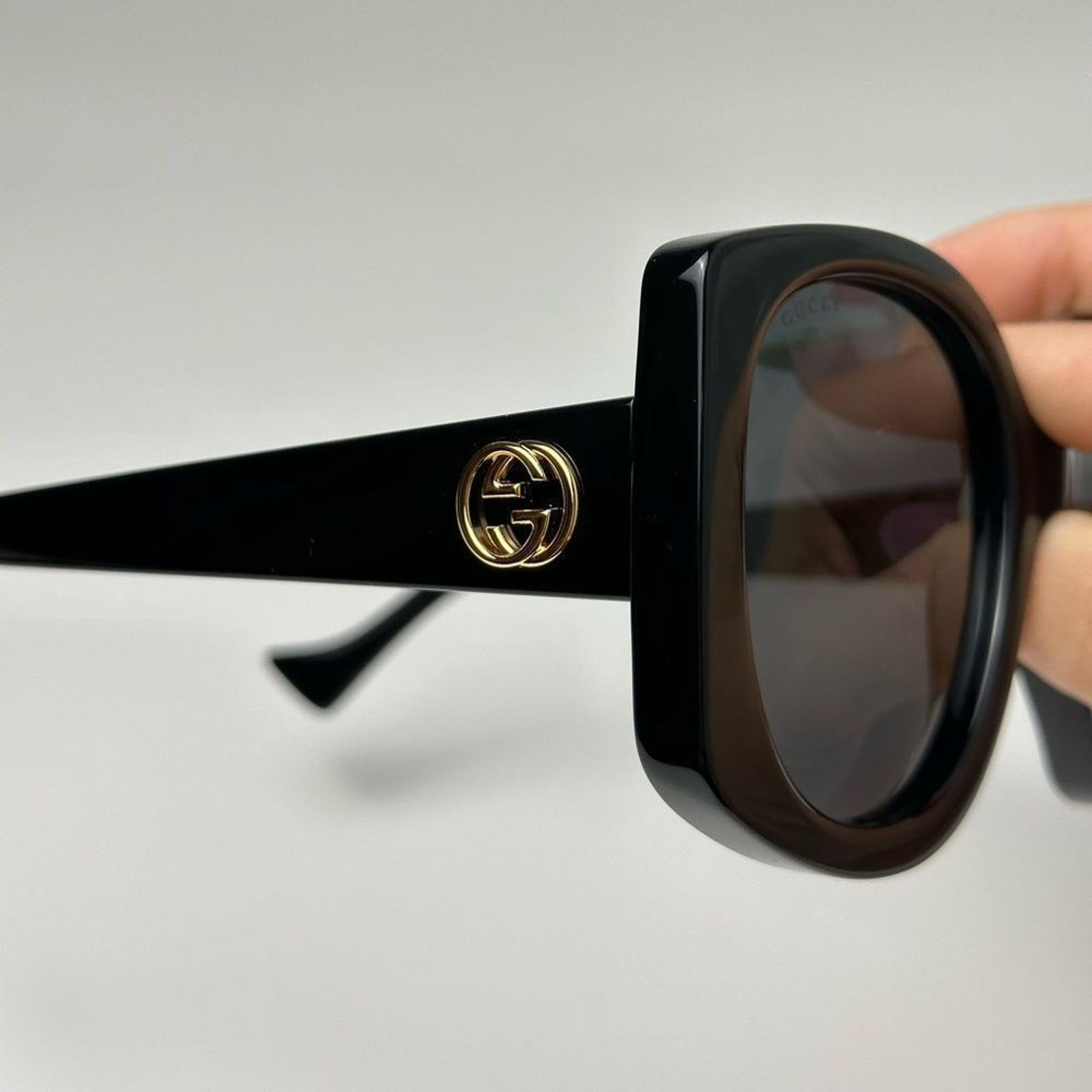 Gucci BRAND NEW GUCCI GG1257S 001 Black Grey Women Sunglasses Size ONE SIZE - 7 Thumbnail
