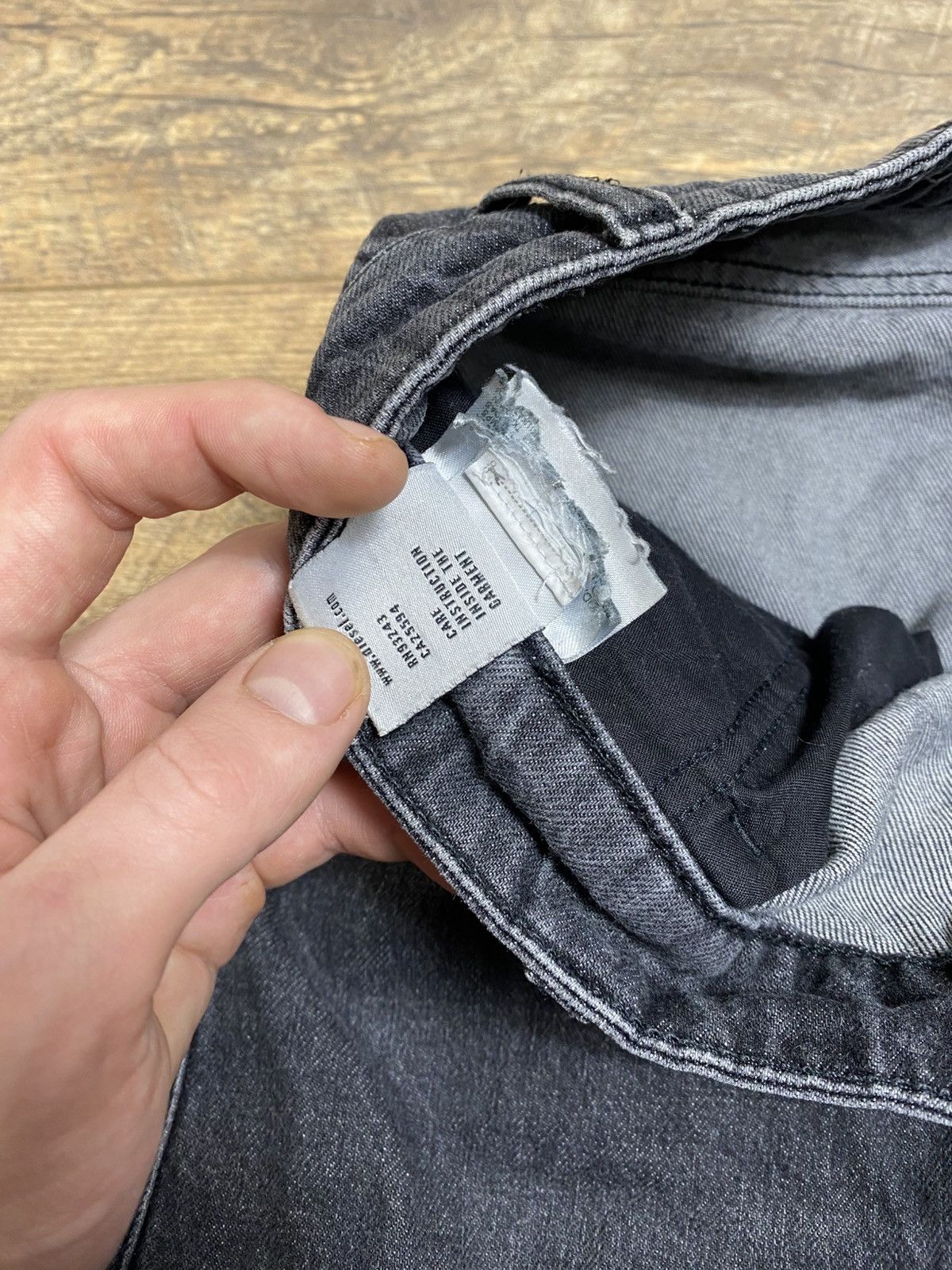 Diesel Diesel W27 Baggy Black Multi-Pocket Cargo Distressed Jeans Size US 32 / EU 48 - 5 Thumbnail