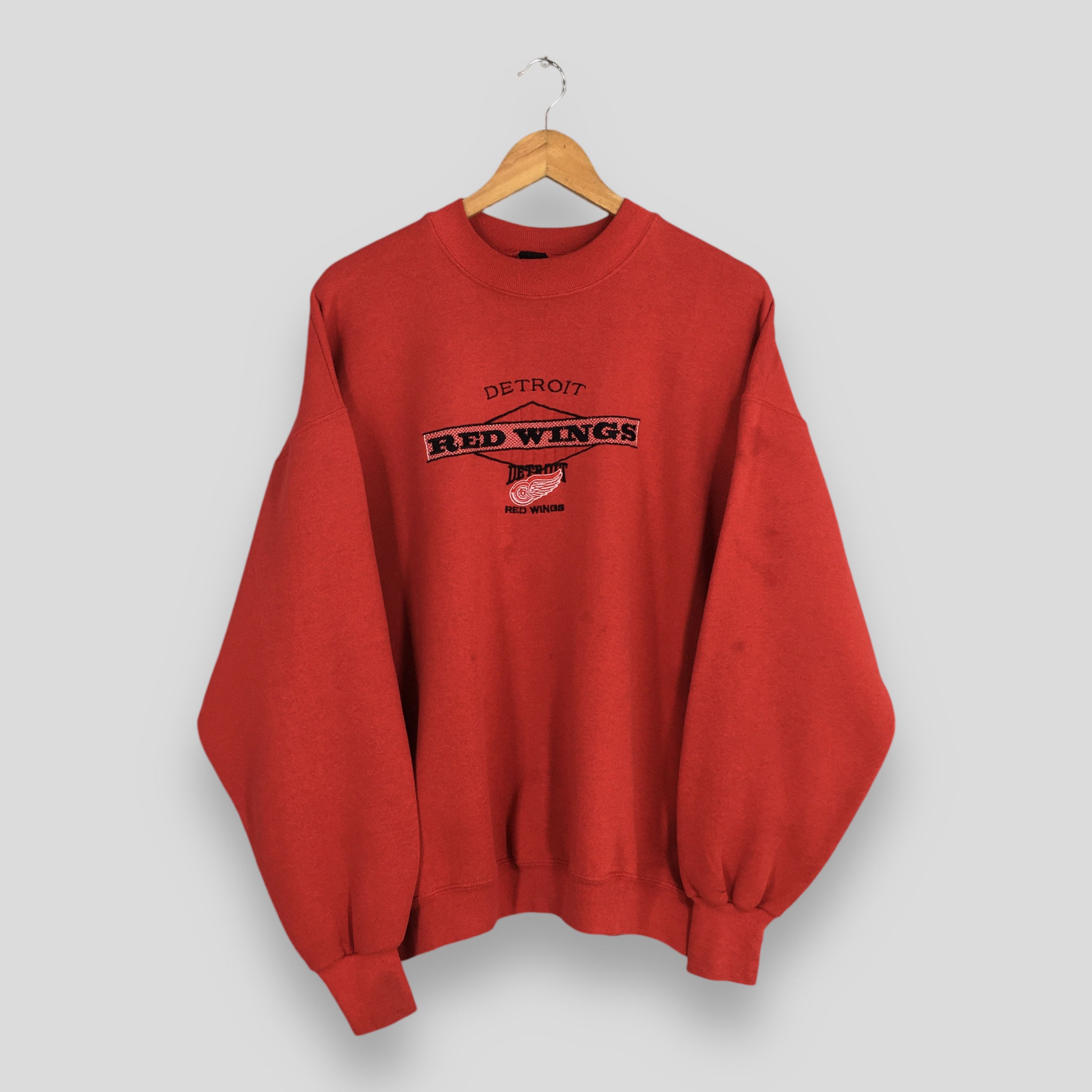 NHL × Red Wing × Vintage Vintage Detroit Red Wings NHL Sweatshirt XLarge Size US XL / EU 56 / 4 - 1 Thumbnail
