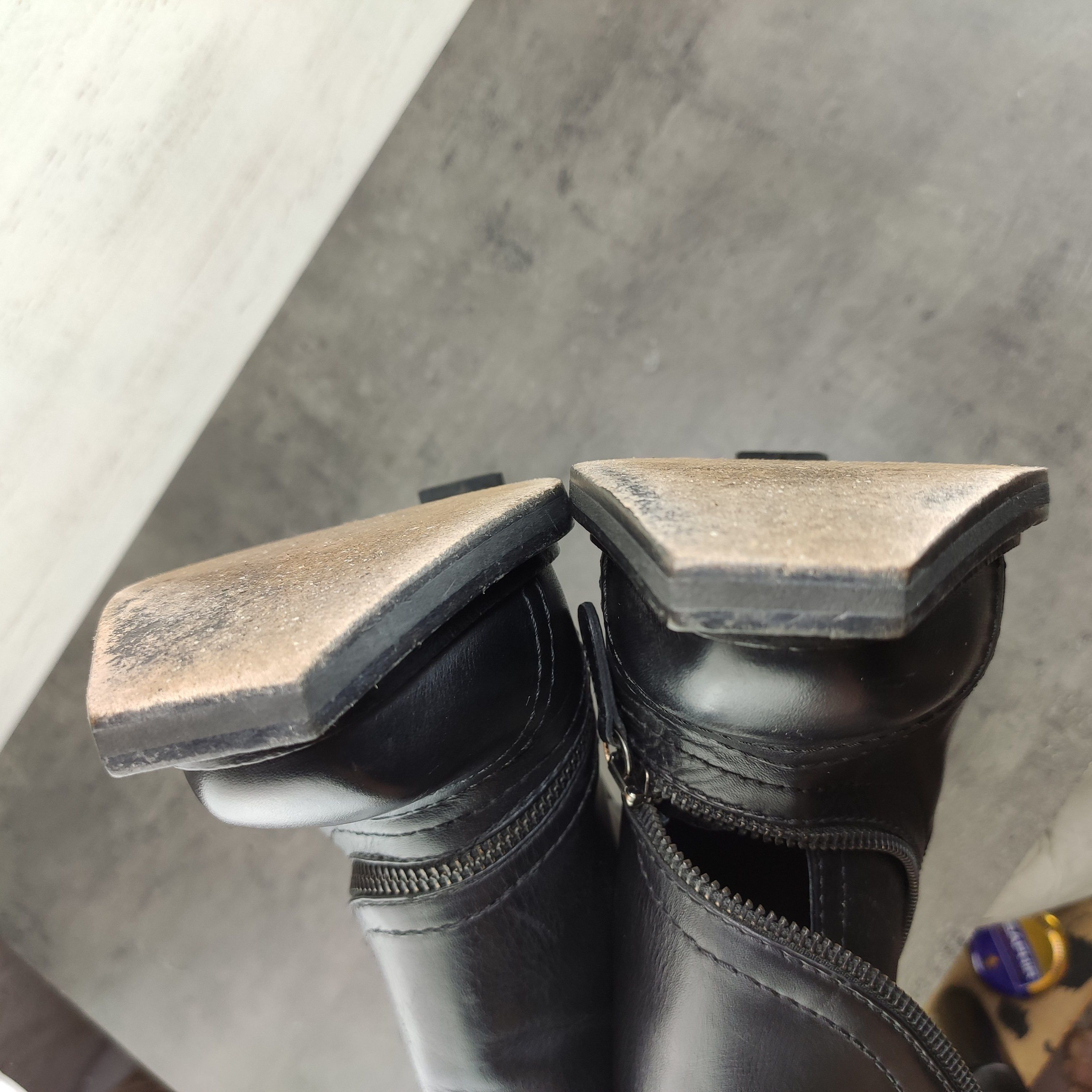 Alexander McQueen Alexander McQueen Black Leather Boots Sz 38 Size US 8 / IT 38 - 14 Thumbnail