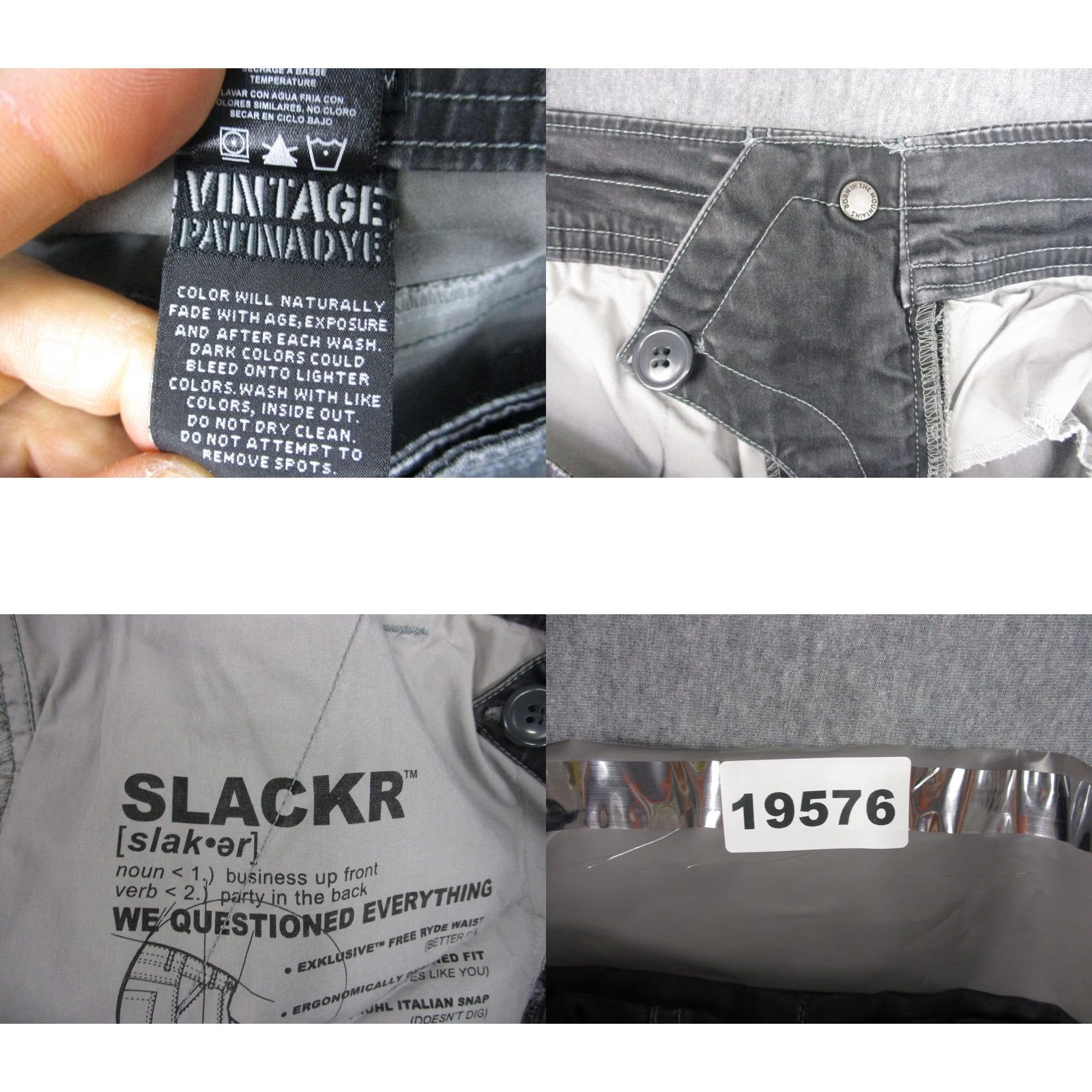 Vintage Kuhl Slackr Pants Mens 40x32 Gray Chino Relaxed Fit Casual Workwear Outdoor Cotton Blend Canvas Straight Leg Pockets Mens Size US 40 / EU 56 - 9 Thumbnail