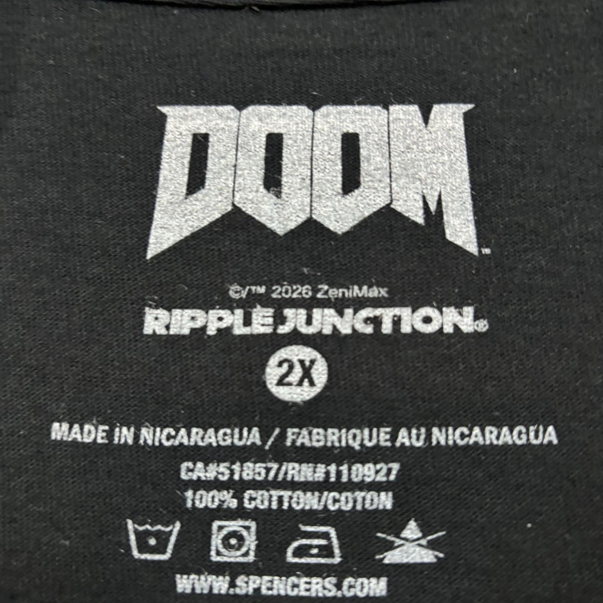 Other Doom Super Nintendo Video Game Cover Red Sketched Art Tee 2X Size US XXL / EU 58 / 5 - 4 Thumbnail