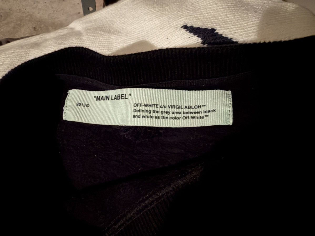 Off-White OffWhite FW18 Diagonal Gradient Sweatshirt Size US L / EU 52-54 / 3 - 3 Thumbnail