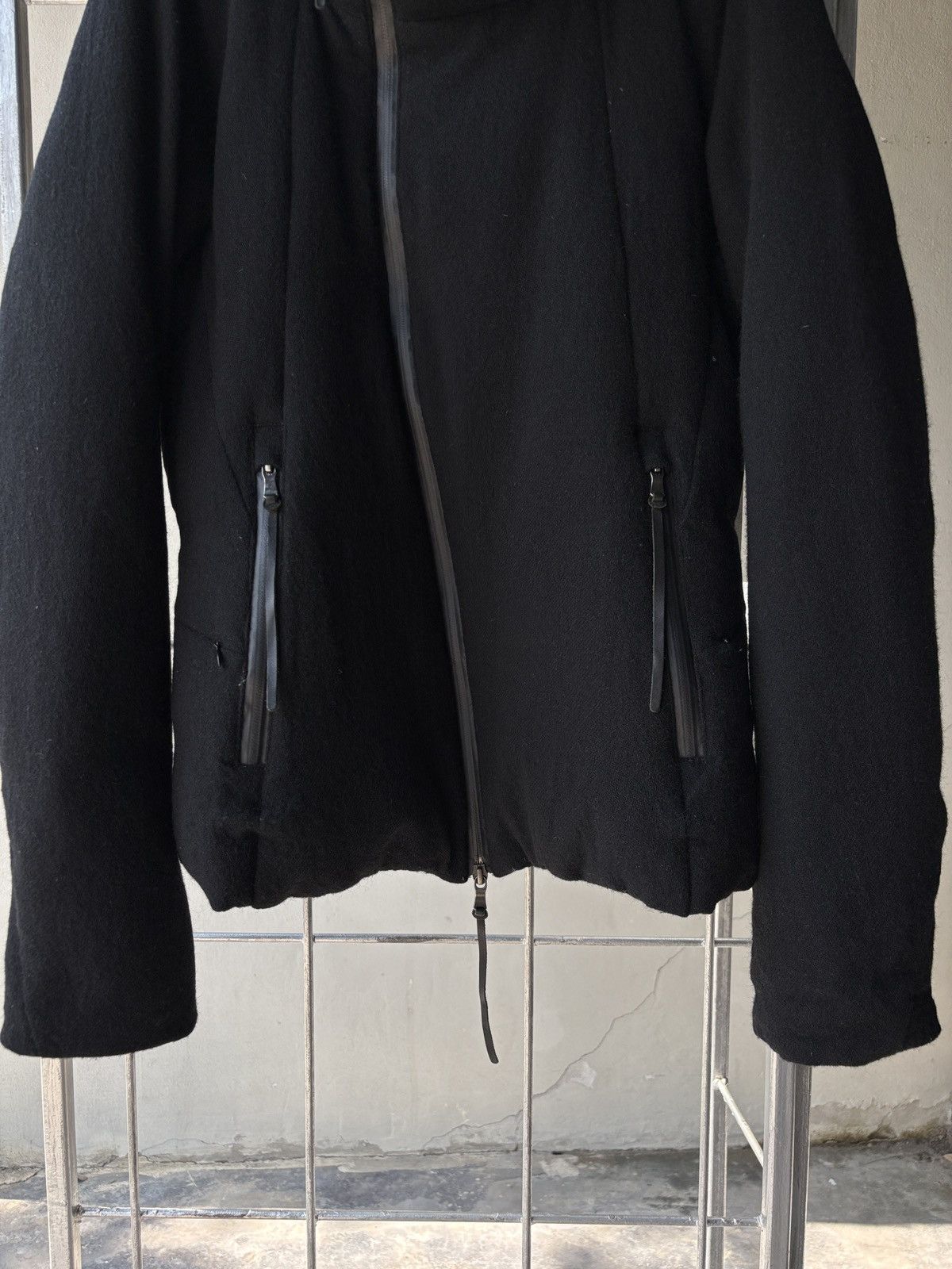 The Viridi-anne The Viridi-Anne Asymmetric Hoodie Shell Wool Down Jacket Size US M / EU 48-50 / 2 - 4 Thumbnail