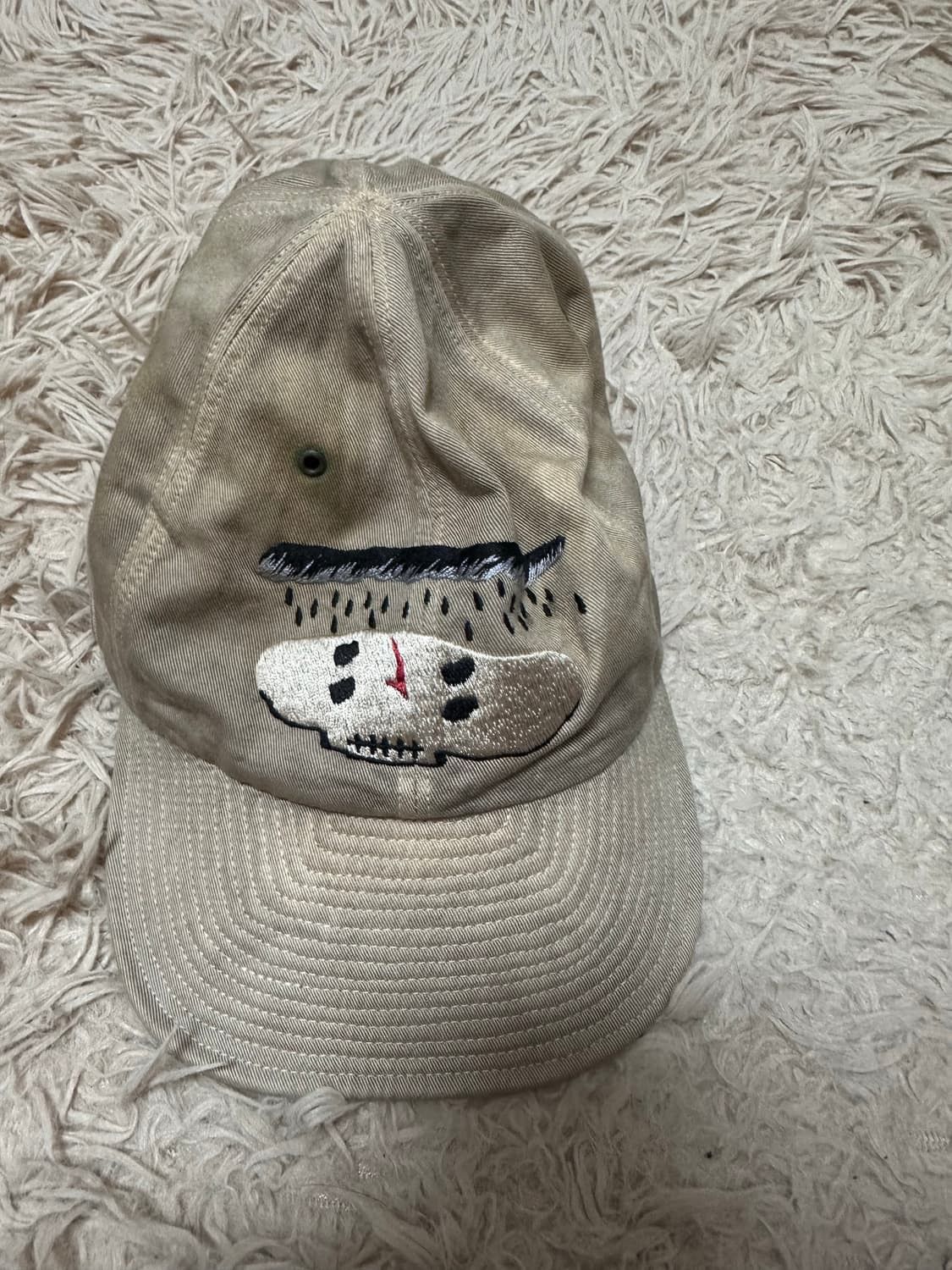 Kapital Kapital Katsuragi Kola Rain Skull Cap Size ONE SIZE - 1 Thumbnail