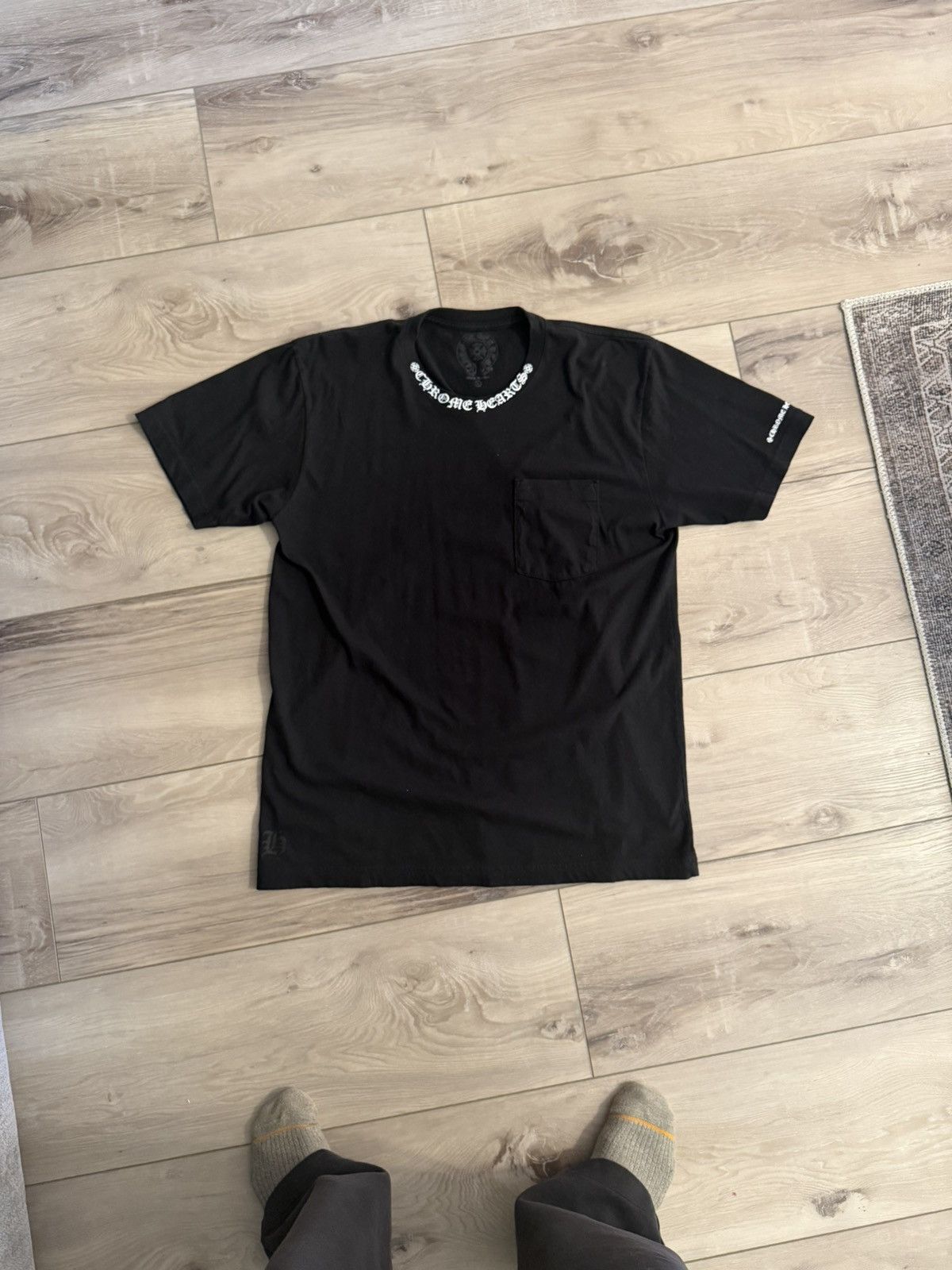 Chrome Hearts Chrome Hearts Pocket T-Shirt with neck design Size US L / EU 52-54 / 3 - 1 Thumbnail