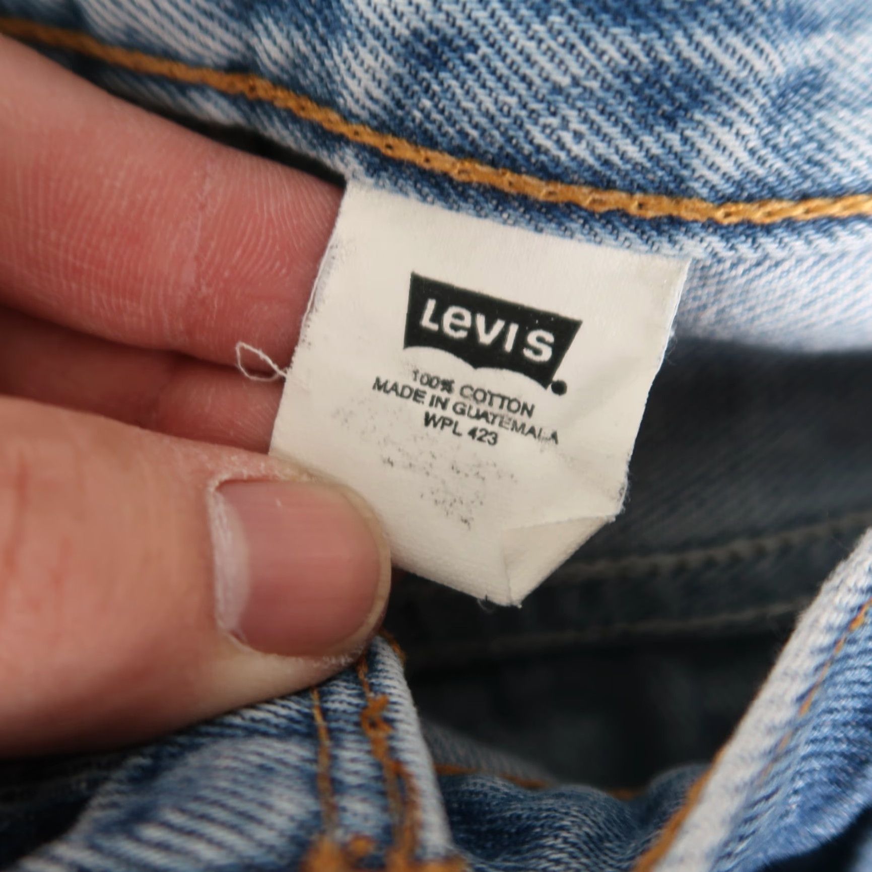 Levi's VINTAGE Levi's 501 Jeans Straight Denim Blue Men 38x34 34x30 Belt Loops 5-Pocket Distressed Button Closure Regular Waist 90s USA Size US 38 / EU 54 - 7 Thumbnail