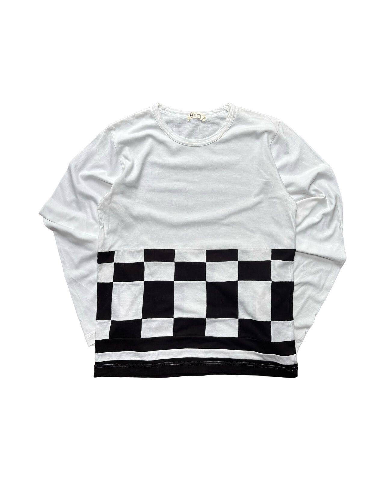 Comme des Garcons Comme des Garçons Check Panel LS Tee S Size US S / EU 44-46 / 1 - 1 Thumbnail