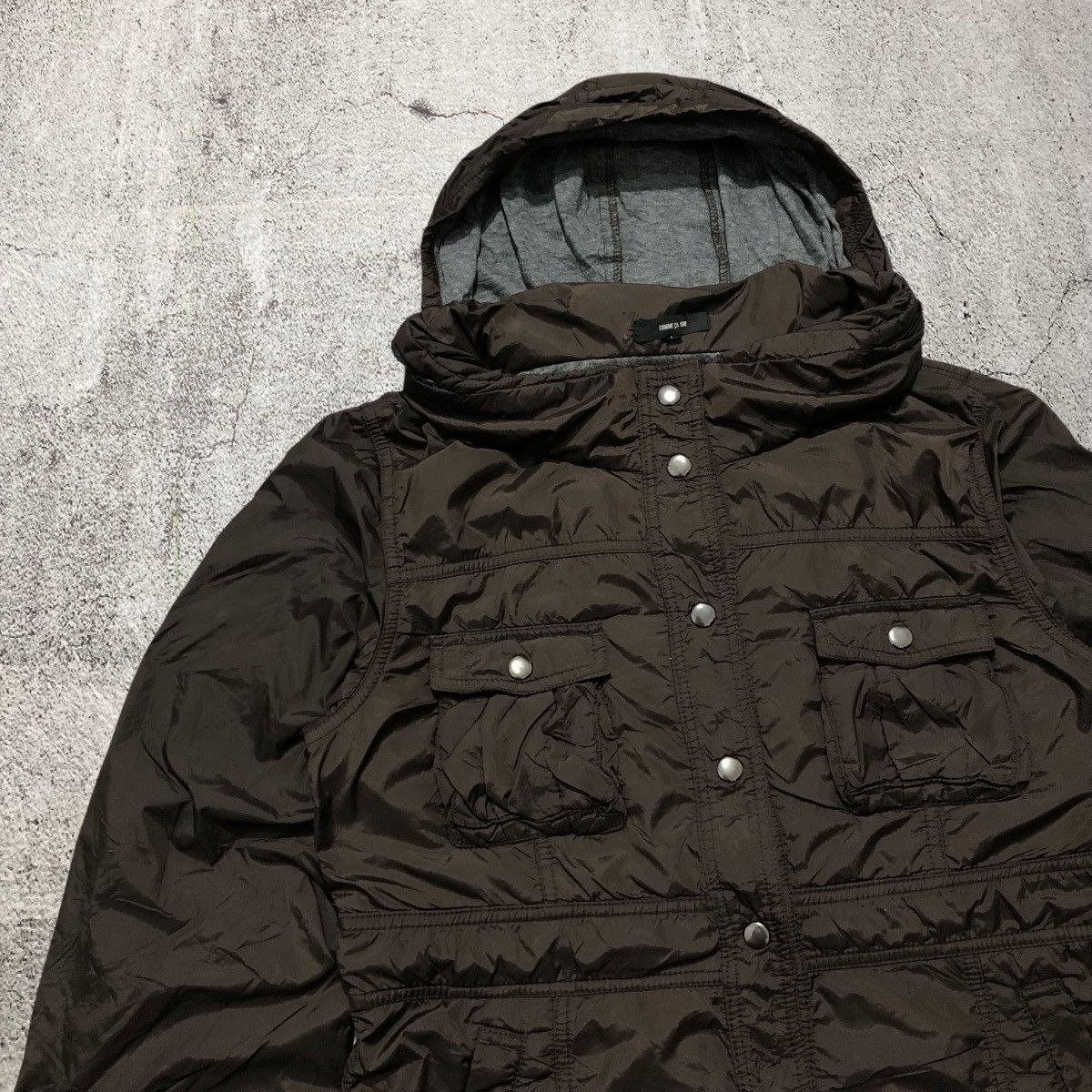 Comme Ca Ism 2000s Comme Ca Ism Jacket Luxury With Hoodie Dark Brown Size US M / EU 48-50 / 2 - 3 Thumbnail