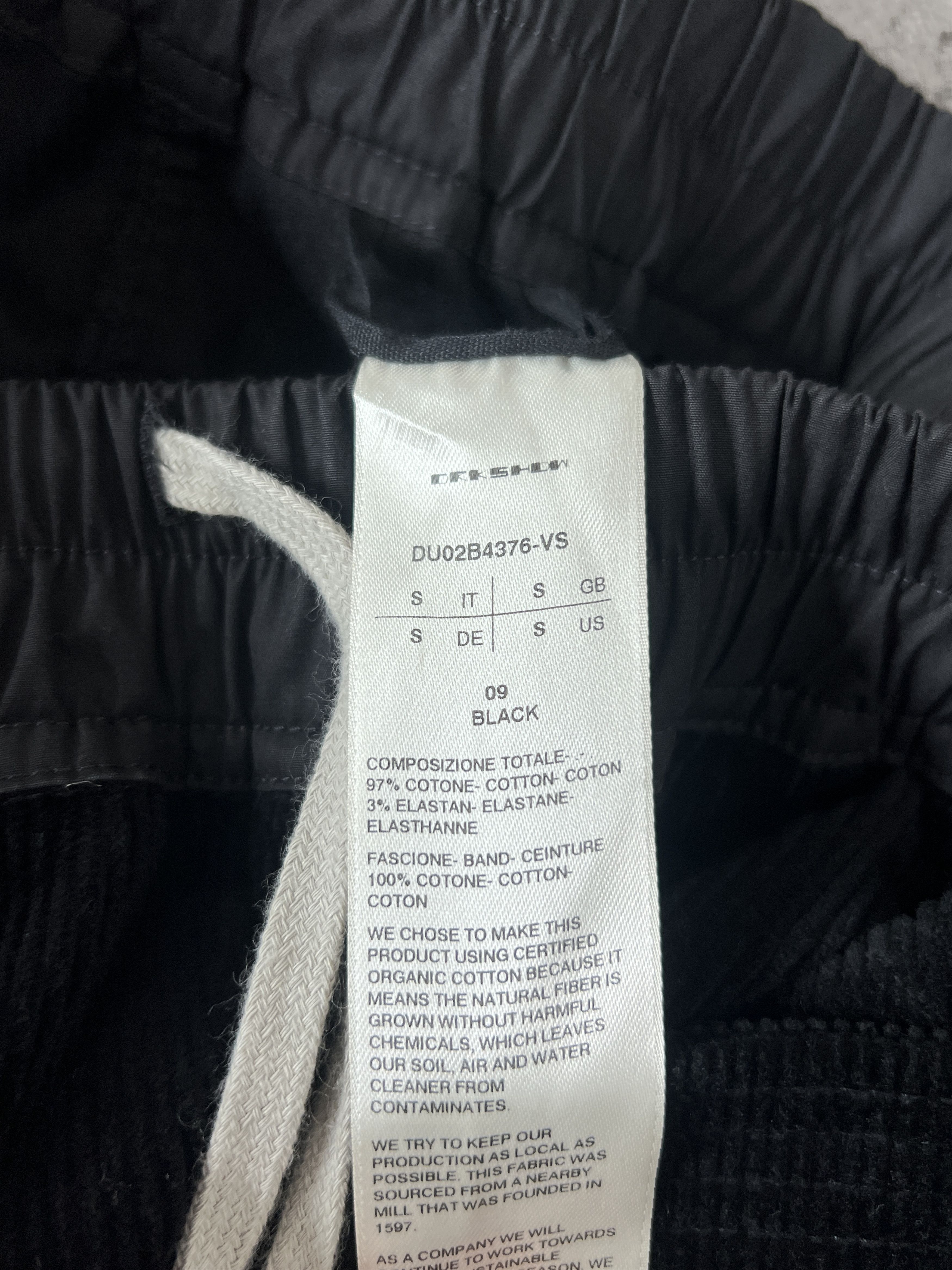 Rick Owens Drkshdw Rare* Rick Owens DRKSHDW Creatch Corduroy Cargo Pant 30-34'' Size US 30 / EU 46 - 12 Thumbnail