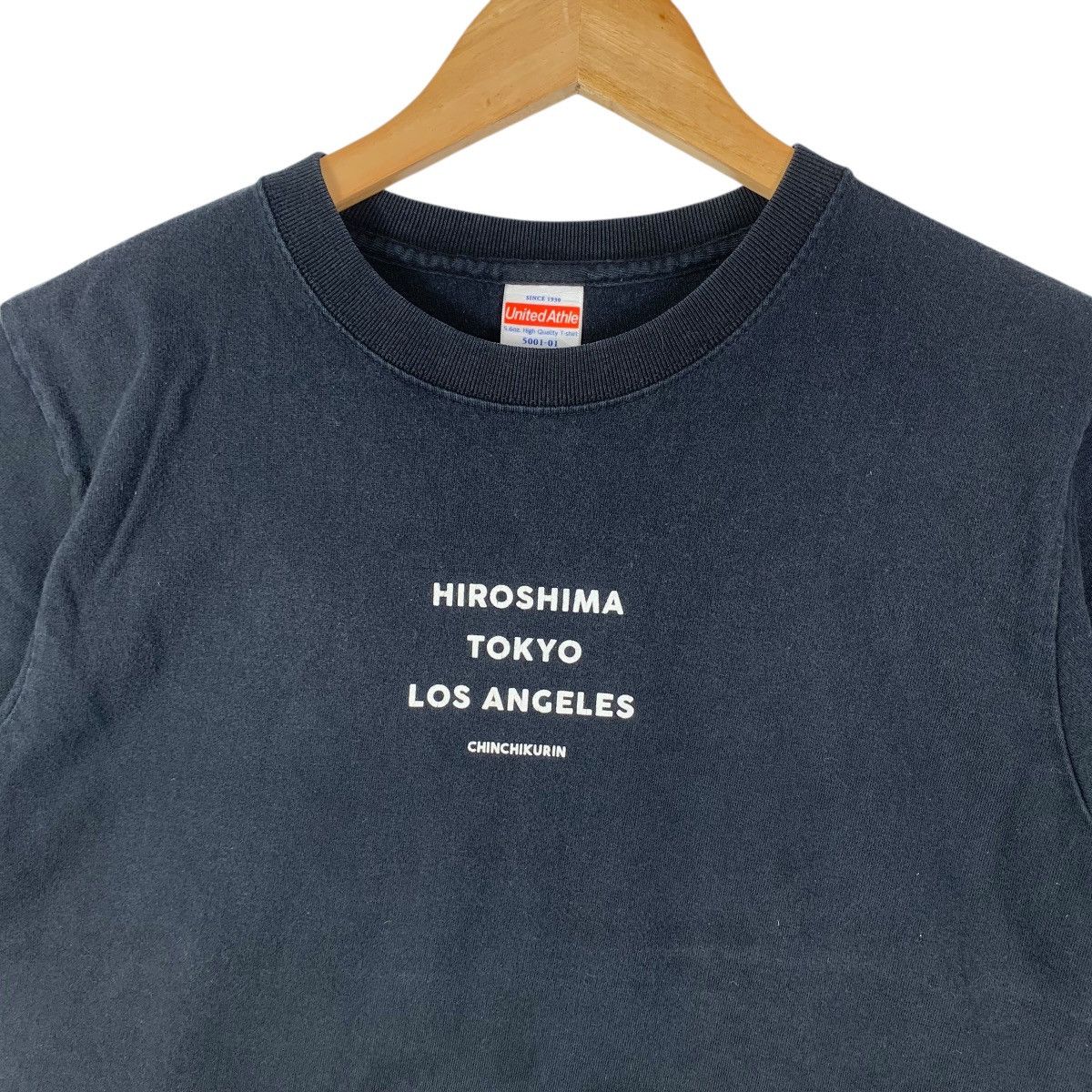 Vintage CHINCHIKURIN HIROSHIMA RESTAURANT Okonomiyaki Tee Shirt Top Size S / US 4 / IT 40 - 4 Thumbnail