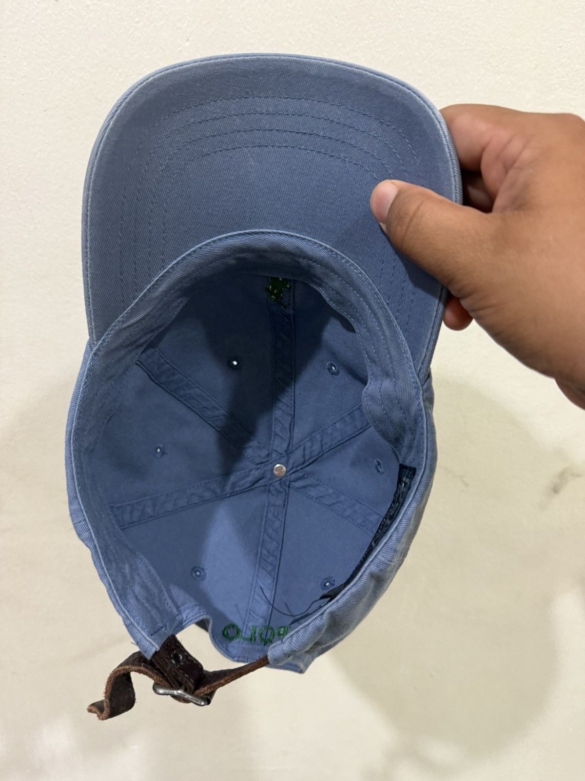Polo Ralph Lauren VTG Green Pony Ralph Lauren Polo Hat Size ONE SIZE - 5 Thumbnail