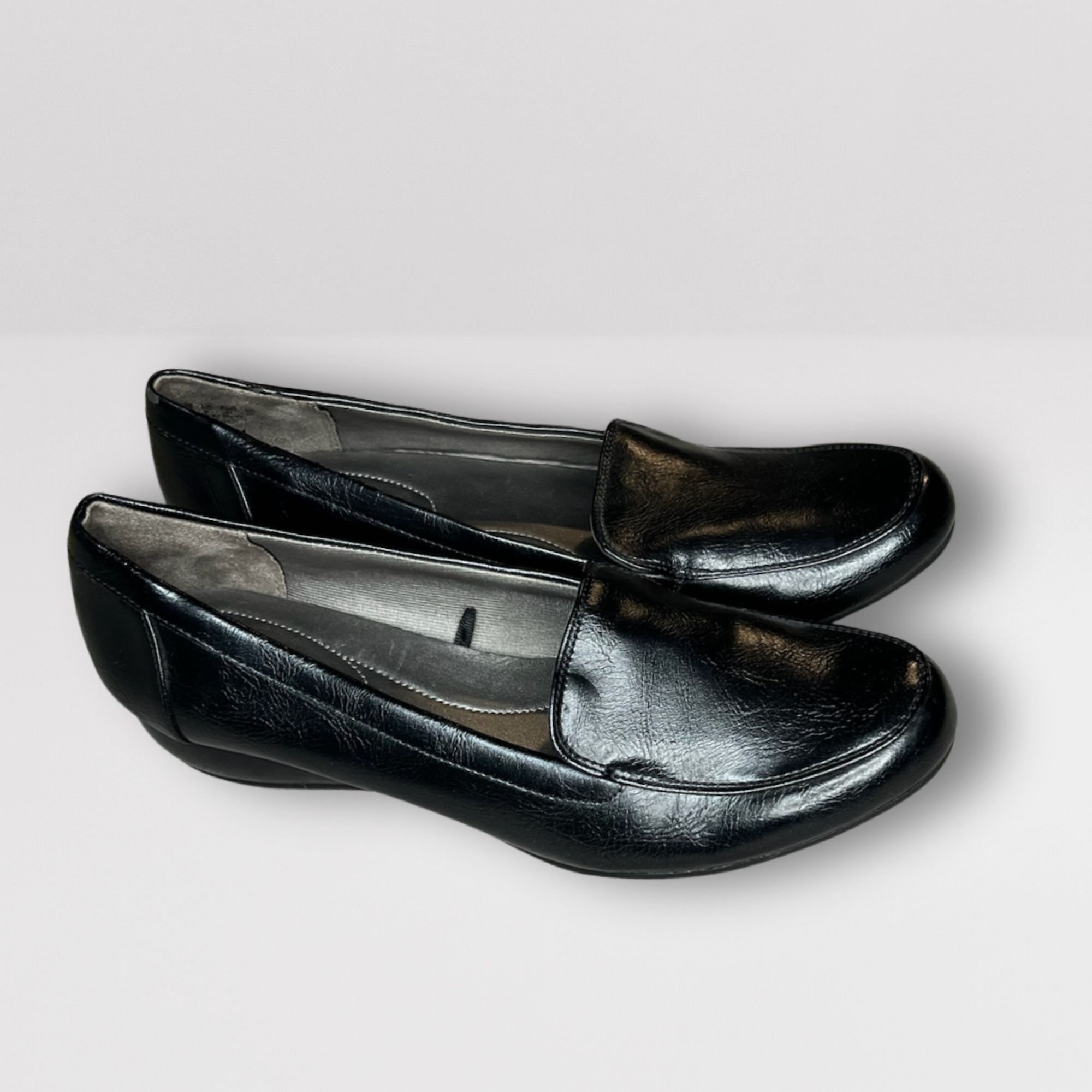 Other Life Stride Womens Black Slip-On Loafers Size 9.5 Stylish Co Size US 9.5 / IT 39.5 - 4 Thumbnail