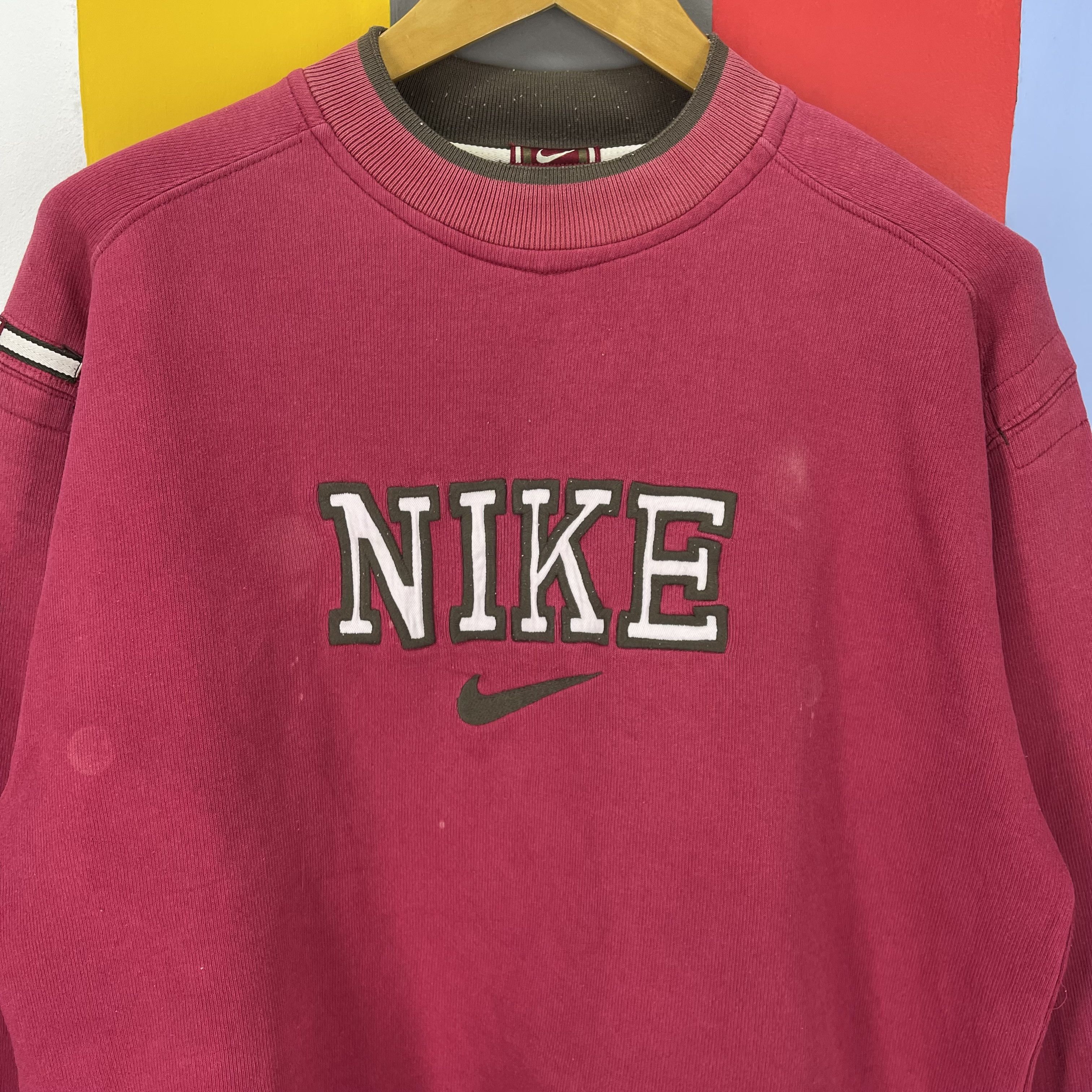 Nike 90s Vintage NIKE SILVER LABEL Crew Neck Sweatshirt #1722/06 Size US M / EU 48-50 / 2 - 2 Thumbnail