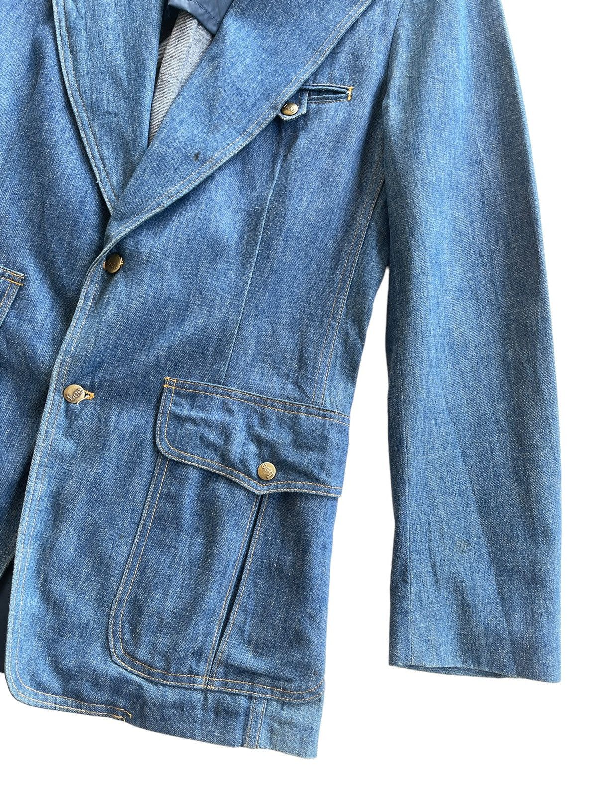 Lee Rare!!! True 70s Lee Sanfor Set Denim Jacket Size US M / EU 48-50 / 2 - 10 Thumbnail
