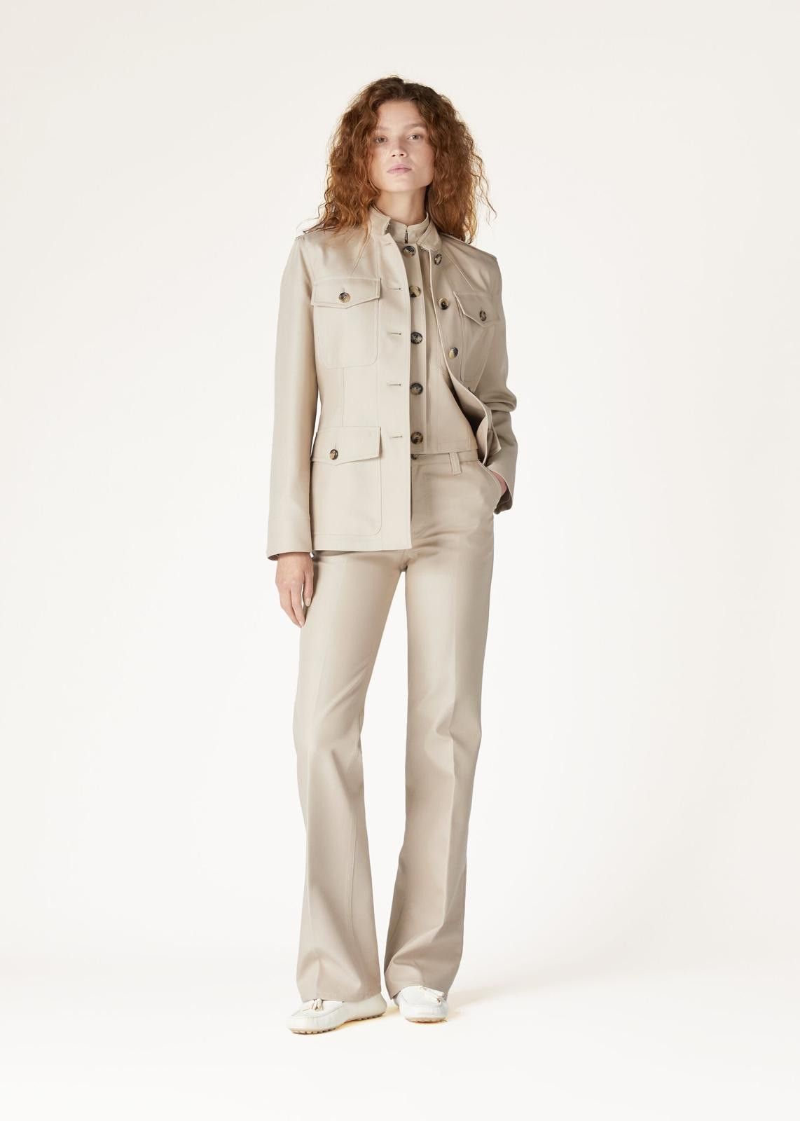 Loro Piana o1srvl11e0425 FAN7989 Thayer Trouser in Light Beige Size 30" / US 8 / IT 44 - 6 Thumbnail