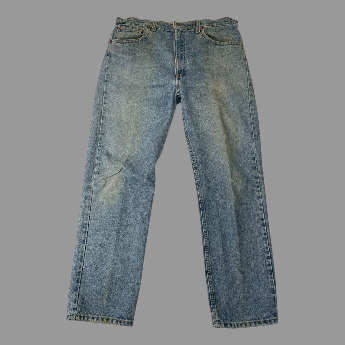 Levi's × Vintage Vintage 90s faded Levi’s 505 denim pants Size US 35 - 2 Thumbnail