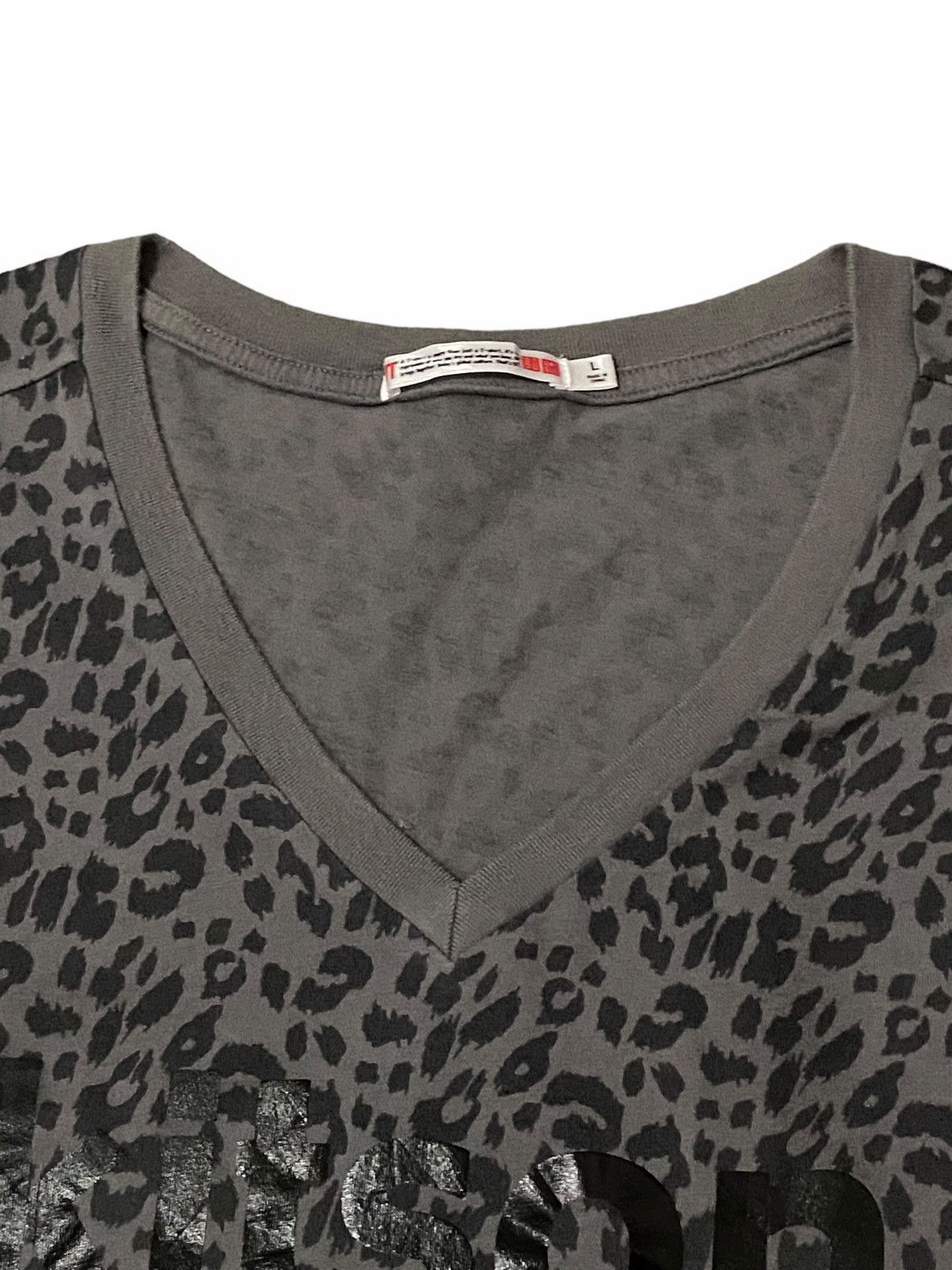 Japanese Brand × Uniqlo JAPAN UNIQLO X KITSON LEOPARD SKIN FULL PRINT TEE Size US L / EU 52-54 / 3 - 6 Thumbnail