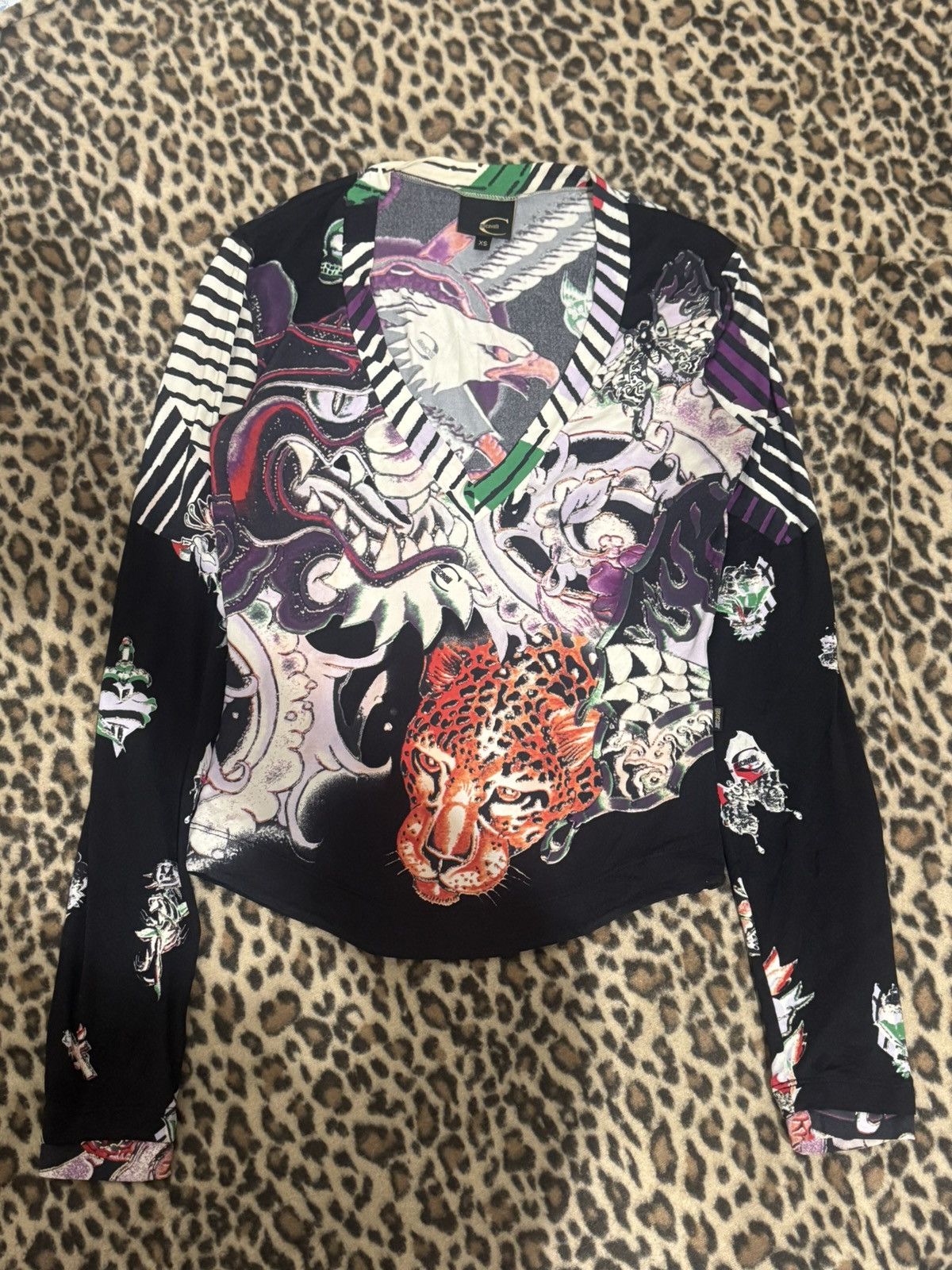 Just Cavalli Vintage just Cavalli tattoo print Size XS / US 0-2 / IT 36-38 - 1 Thumbnail