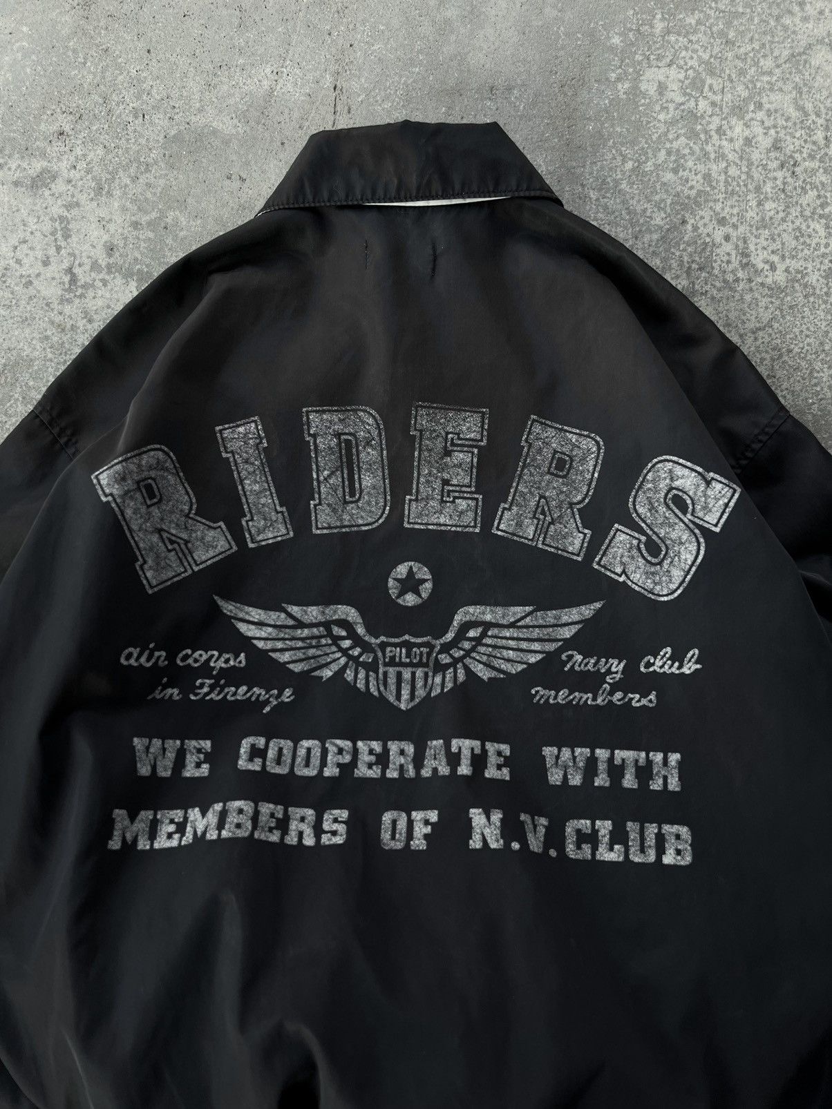 Vintage Vintage 90s Riders Nylon Bomber Jacket Size US M / EU 48-50 / 2 - 9 Thumbnail