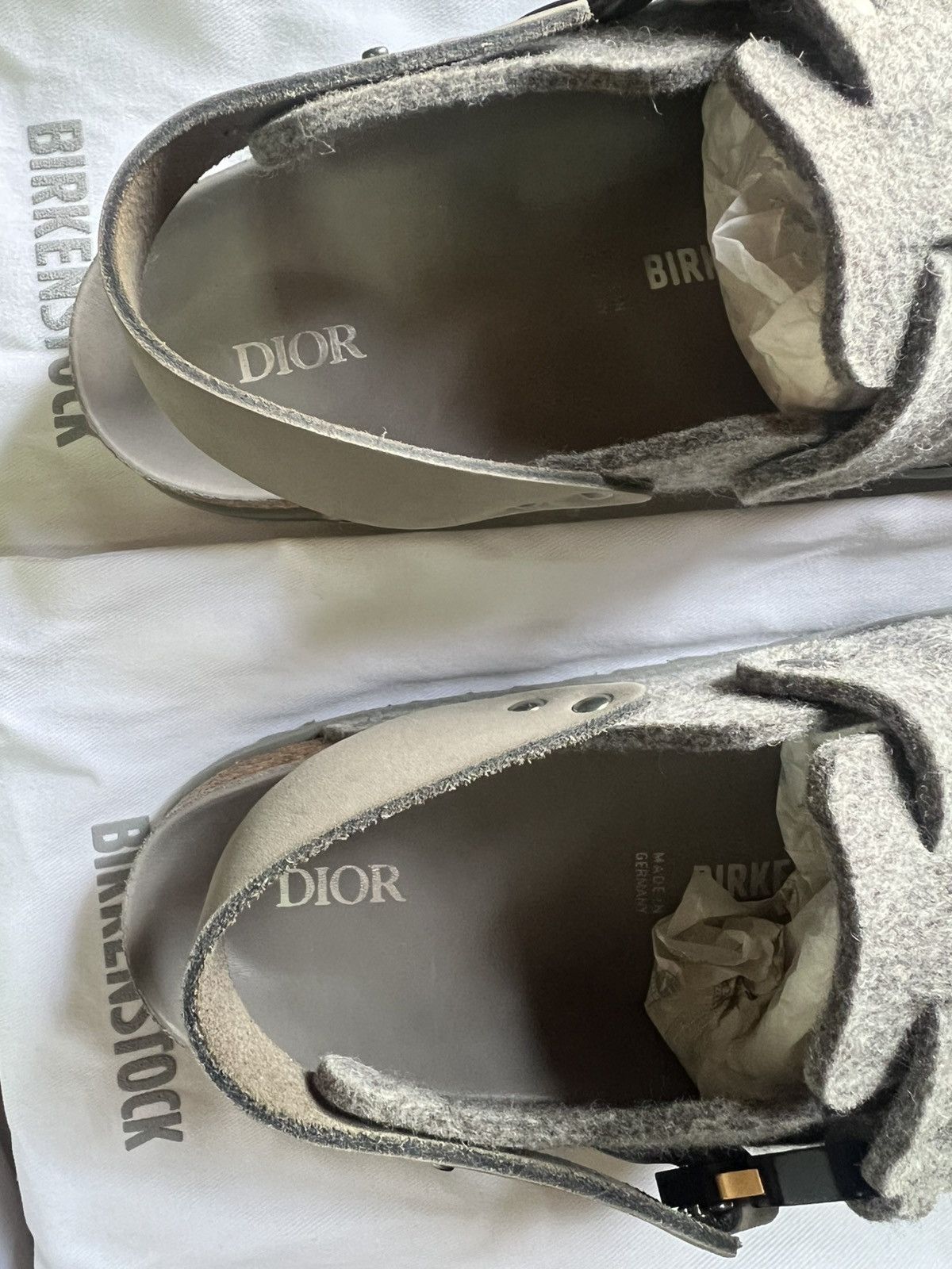 Birkenstock × Dior DIOR BIRKENSTOCKS TOKIO SLIPPER SZ 41 (8) Size US 8 / EU 41 - 13 Thumbnail