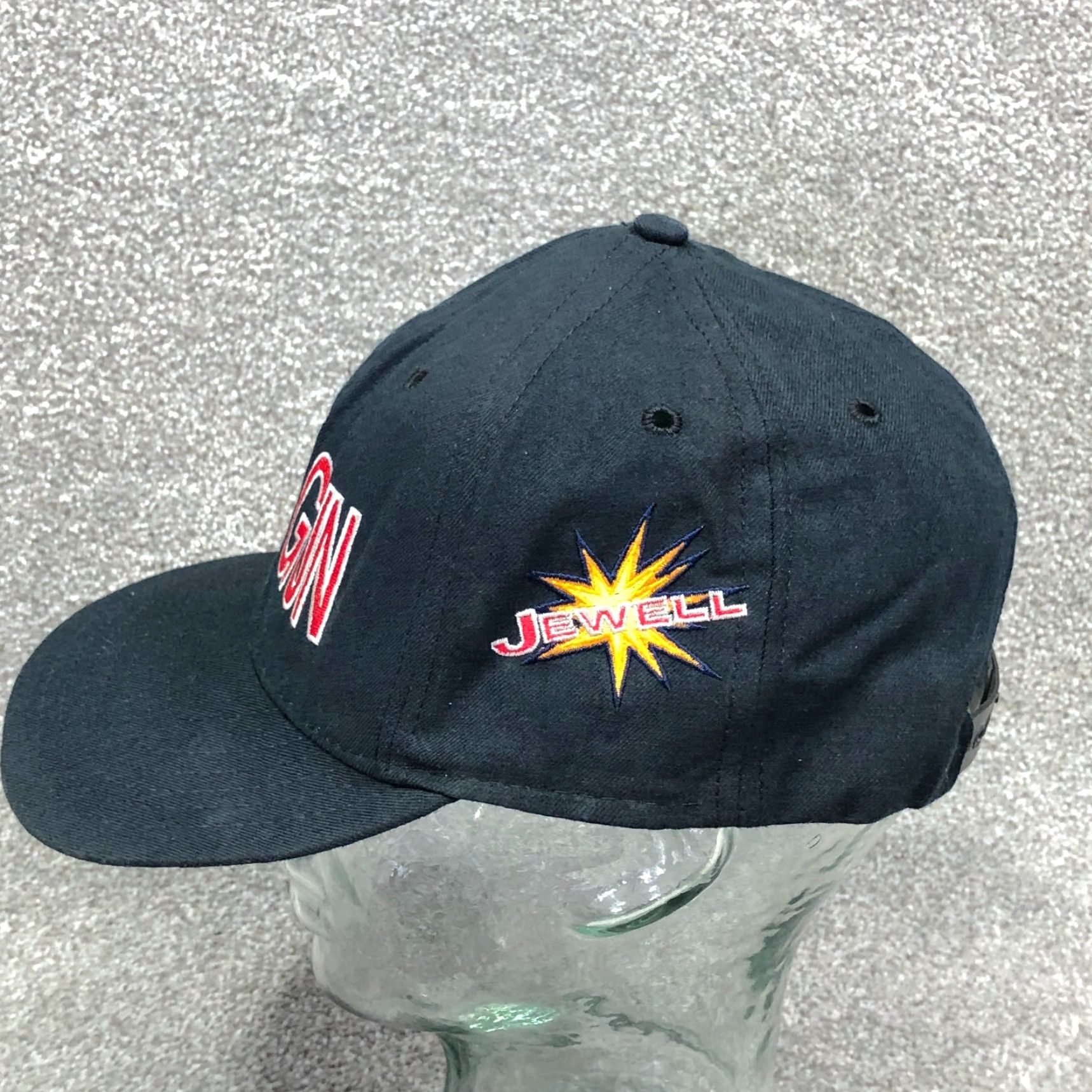 New Era Vintage New Era USA Made Cap Snap Back Hat Blue 80s 90s Top Gun Trucker Style Mens Cap Shorter Search Text Size US M / EU 48-50 / 2 - 3 Thumbnail