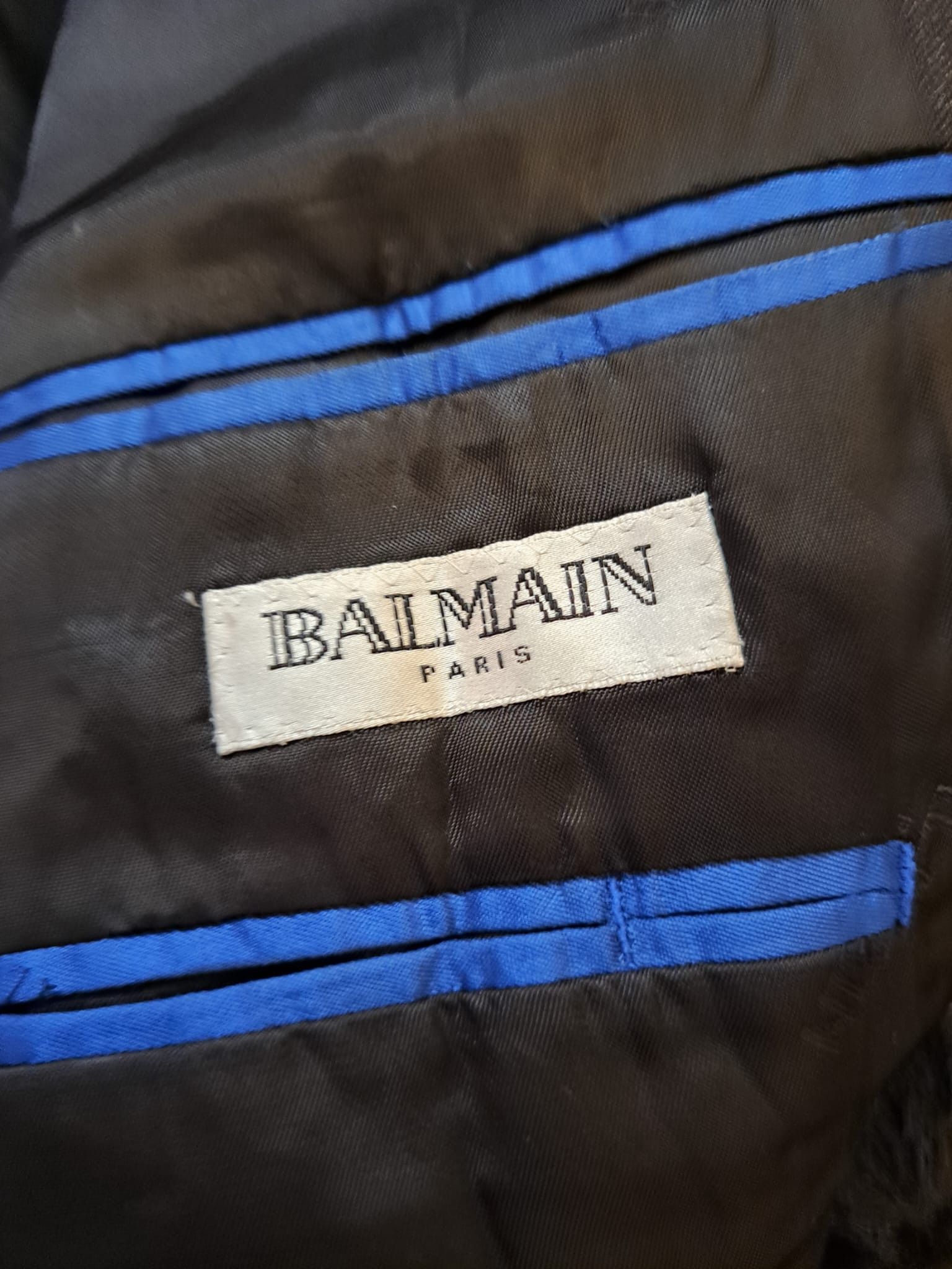 Balmain Balmain Paris vintage custom suit jacket blazer, destroyed Size 42R - 6 Thumbnail