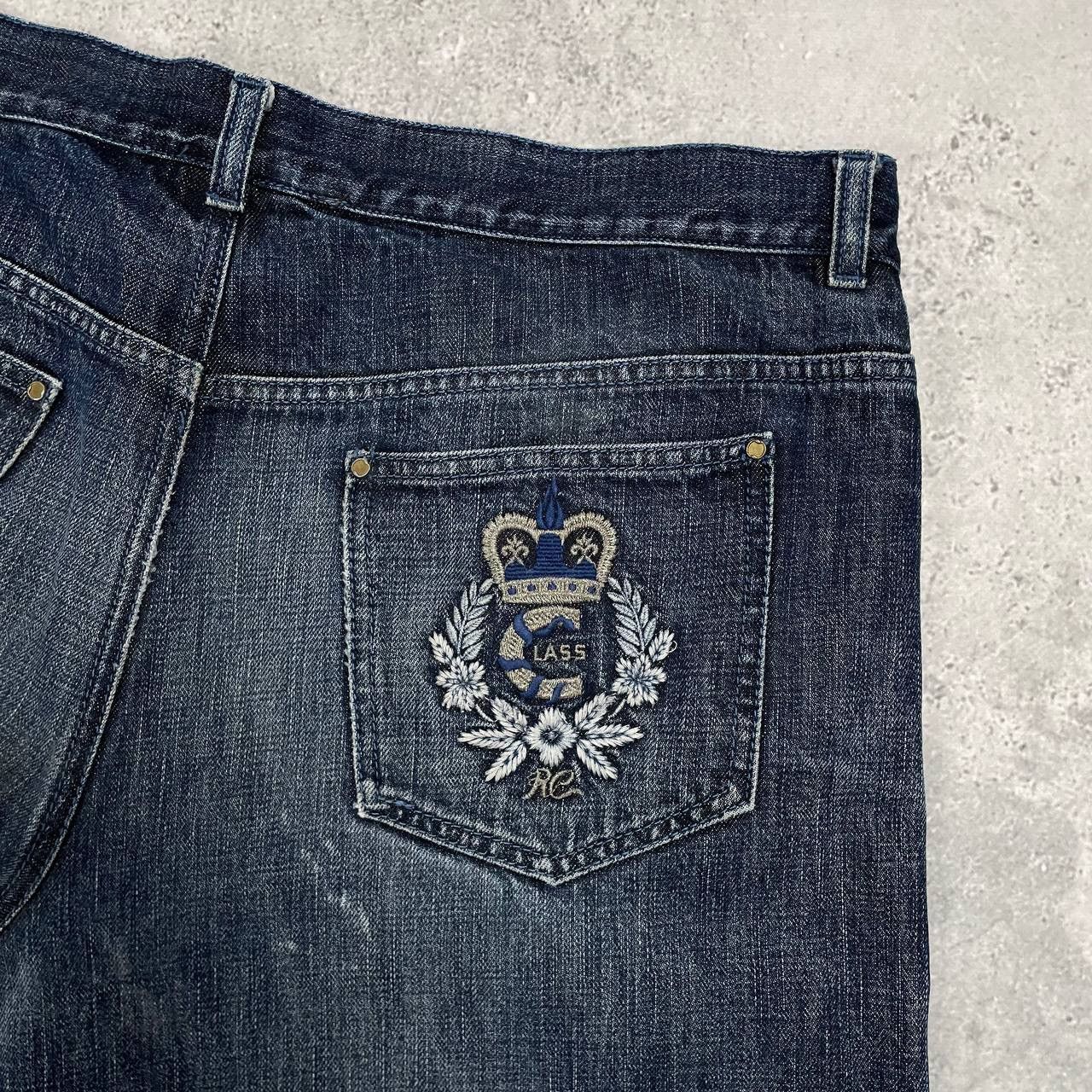 Designer × Roberto Cavalli × Vintage Vintage Roberto Cavalli Class Straight Fit Jeans Size W37 Size US 37 - 22 Thumbnail