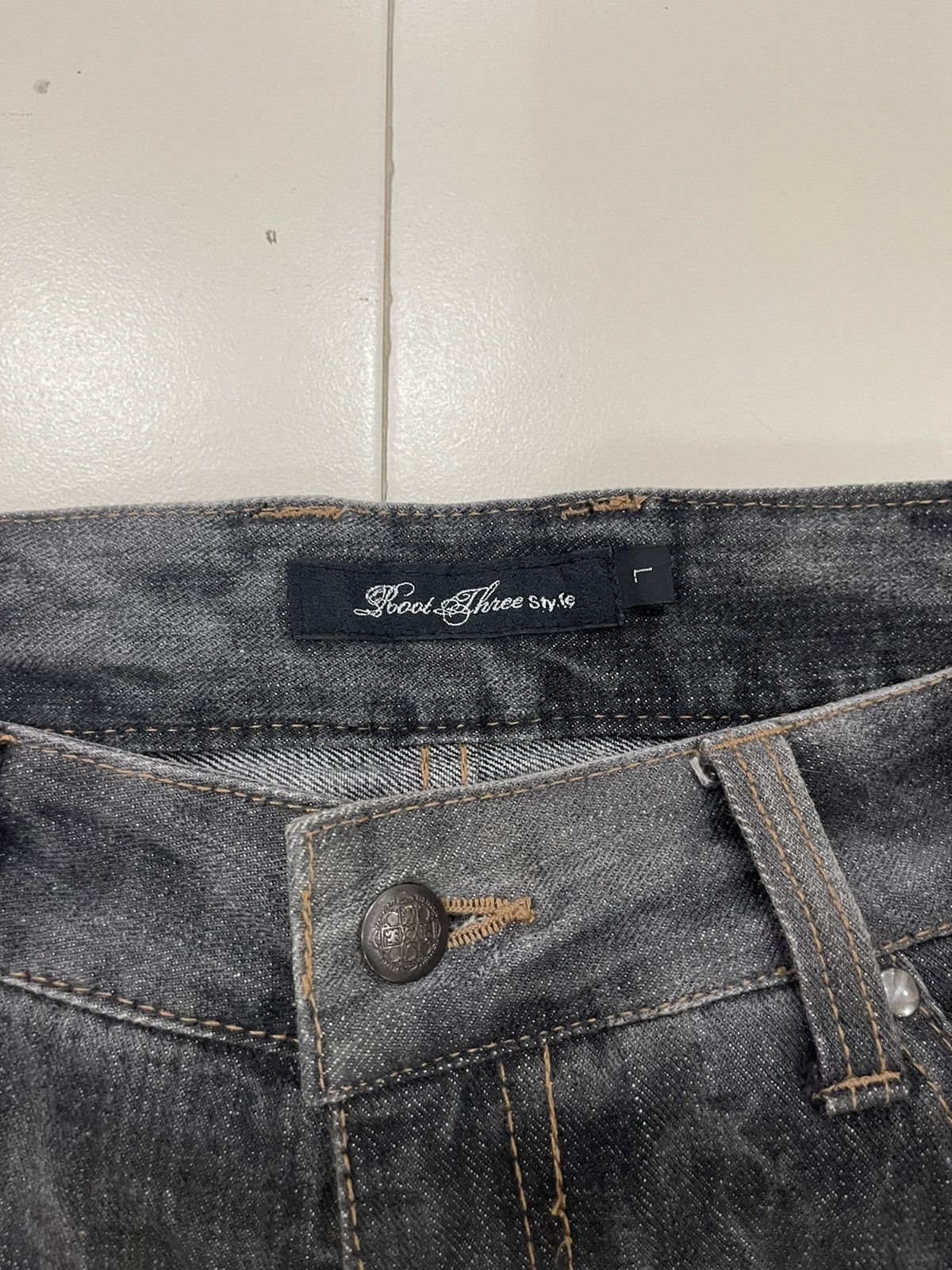 Japanese Brand Hype Flare Jeans Distressed Denim Streetwear Fashion Size US 36 / EU 52 - 5 Thumbnail
