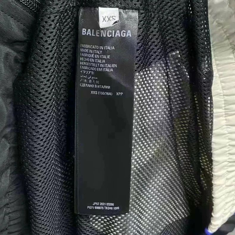 Balenciaga Balenciaga Black, white and blue embroidered logo jacket 25 Size US XXS / EU 40 - 5 Thumbnail