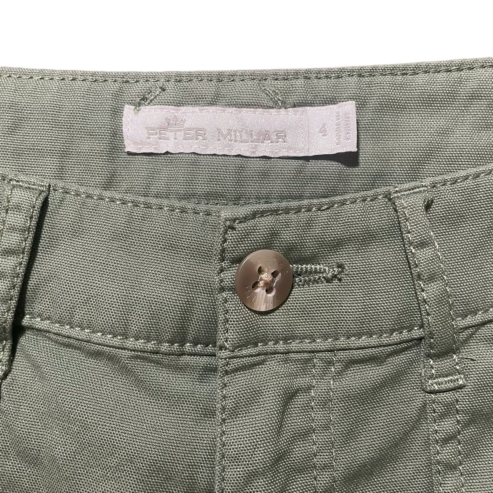 Peter Millar Peter Millar Lightweight Canvas Weekend Pants Green Size 4 Size 27" / US 4 / IT 40 - 3 Thumbnail