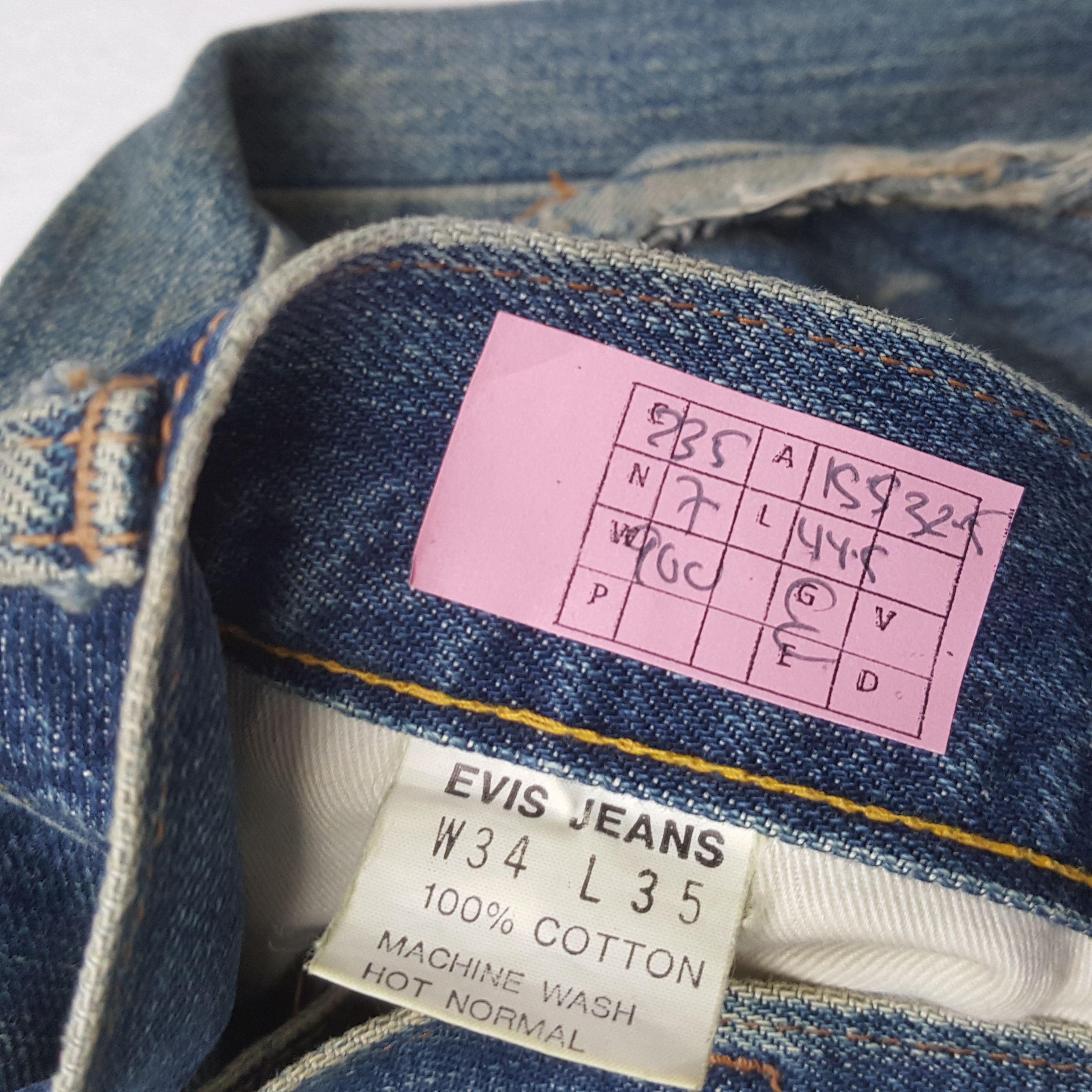 Evisu × Japanese Brand × Vintage EVIS Japanese Brand Streetwear Custom Daicock Vintage Jeans Size US 31 - 14 Thumbnail