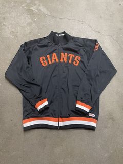 Vintage San Francisco SF Giants Starter Black Satin Worn Jacket