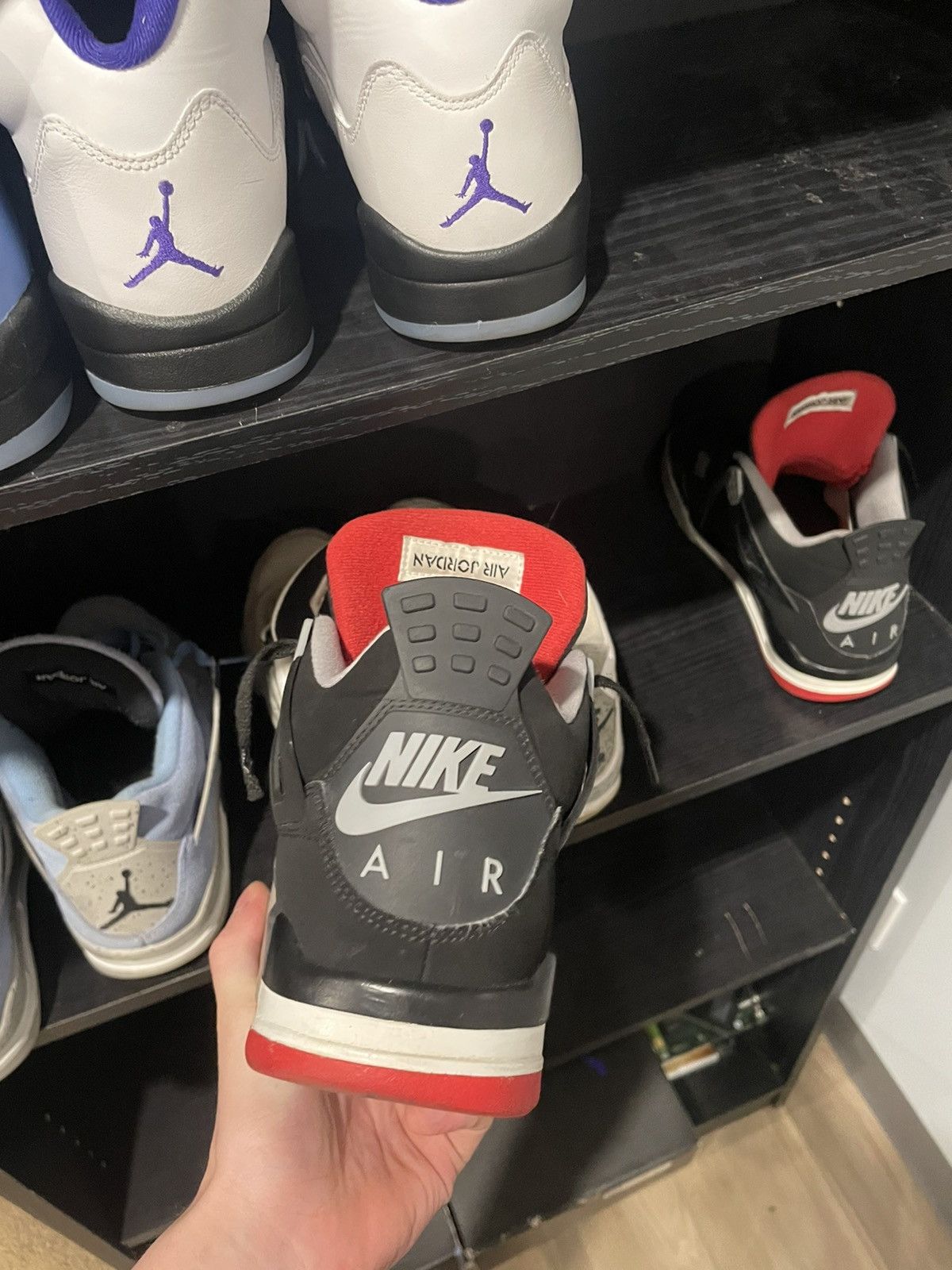 Jordan Brand Jordan 4 bred size 9 with box Size US 9 / EU 42 - 2 Thumbnail