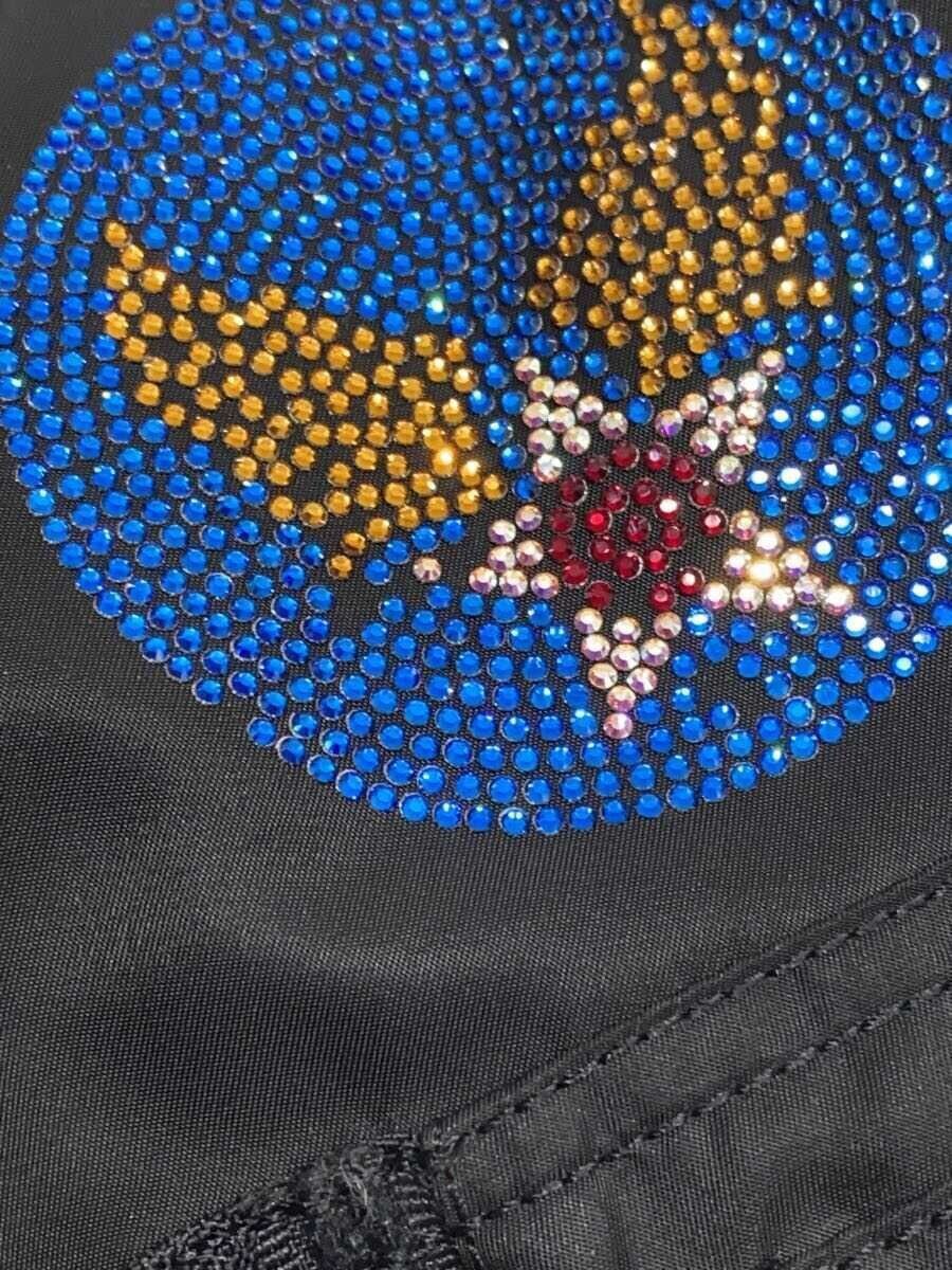 Avirex Avirex x Swarovski Arch Logo Nylon Jacket Black Size US M / EU 48-50 / 2 - 7 Thumbnail