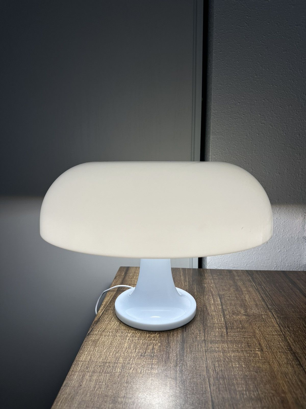 Vintage white mushroom lamp Size ONE SIZE - 3 Thumbnail