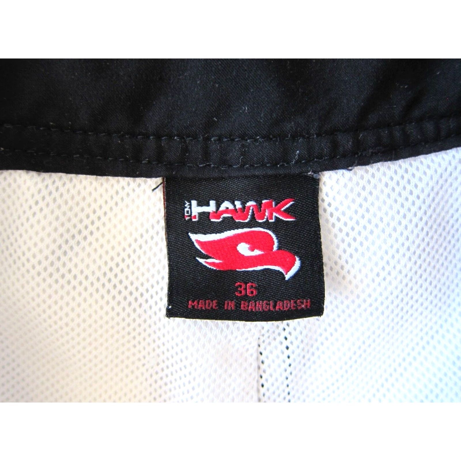 Swims Tony Hawk Black White Abstract Lined Beach Swim Board Shorts Men Size 36 Size US 36 / EU 52 - 4 Thumbnail