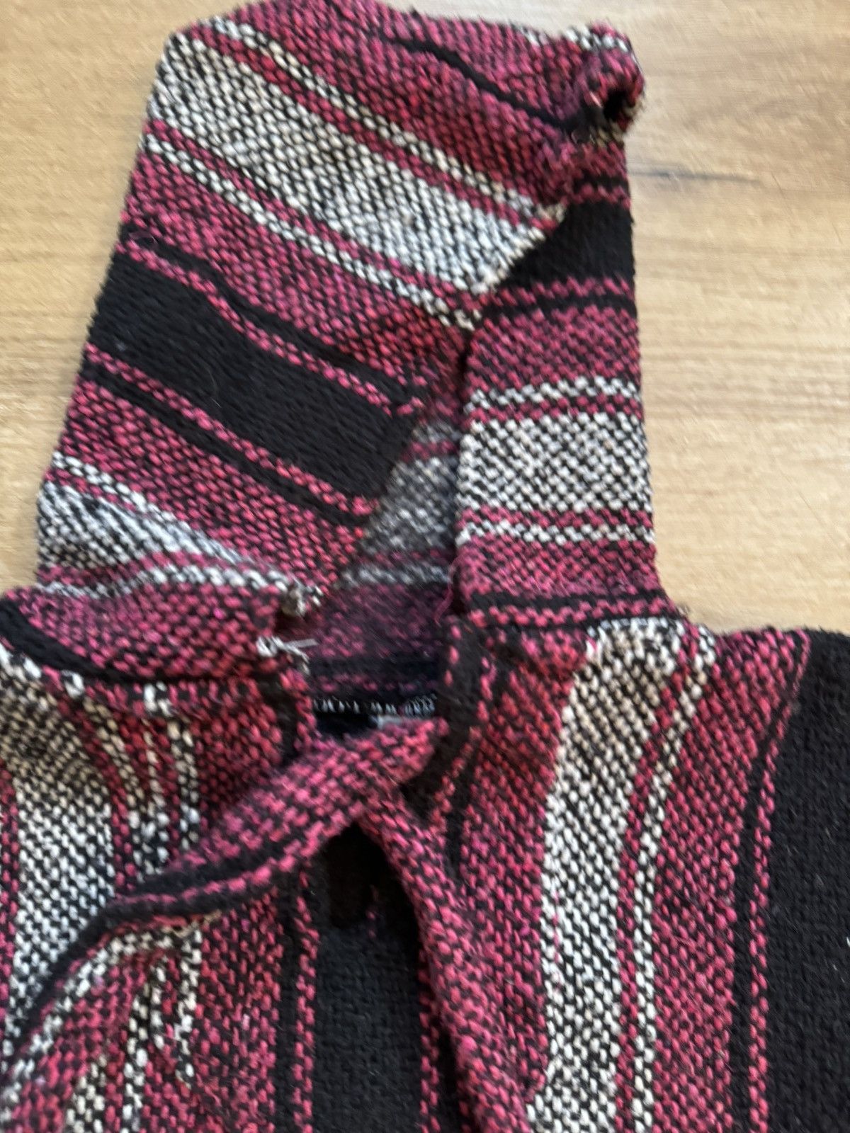 Heimat Textil Vintage 90s Mexican Drug Rug KAPITAL Style The Dude Pullover Size US M / EU 48-50 / 2 - 7 Thumbnail