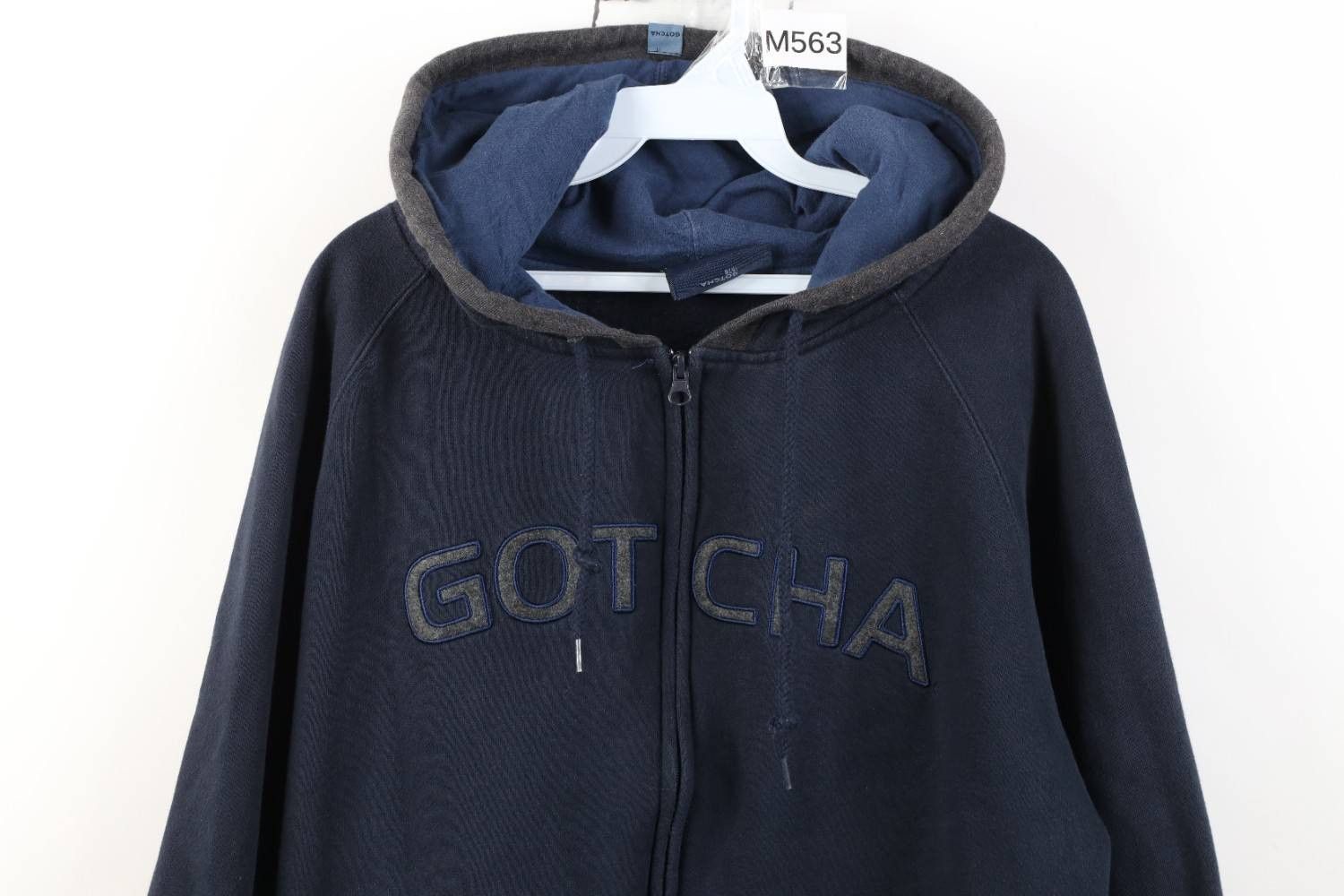 Vintage Vintage 90s Y2K Gotcha Surfing Full Zip Hoodie Sweatshirt Size XL / US 12-14 / IT 48-50 - 2 Thumbnail