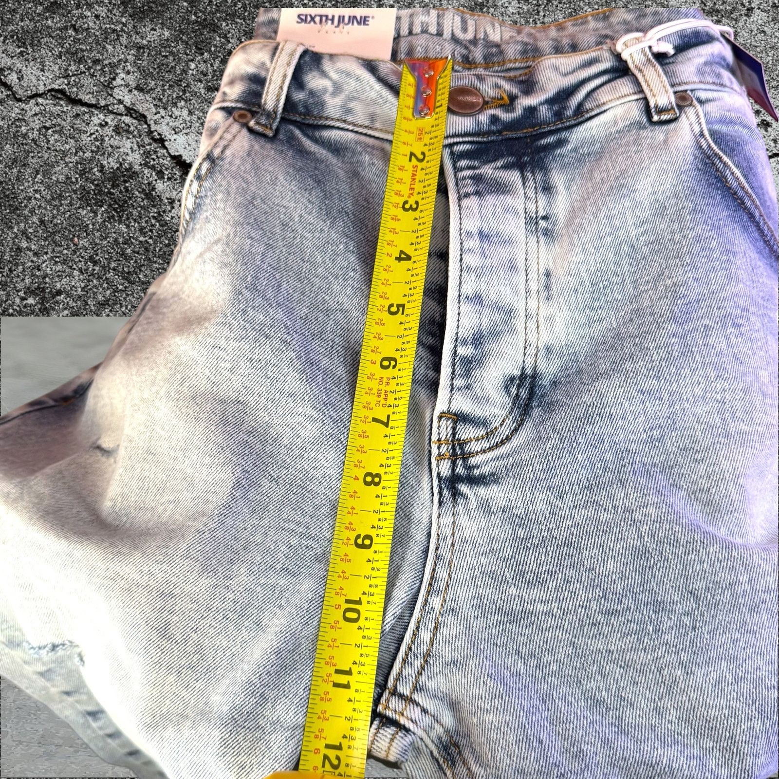 Sixth June Paris •NWT• Sixth June Paris Light Wash Jeans • Women’s Size 38 Size 38" / US 16 / IT 52 - 5 Thumbnail