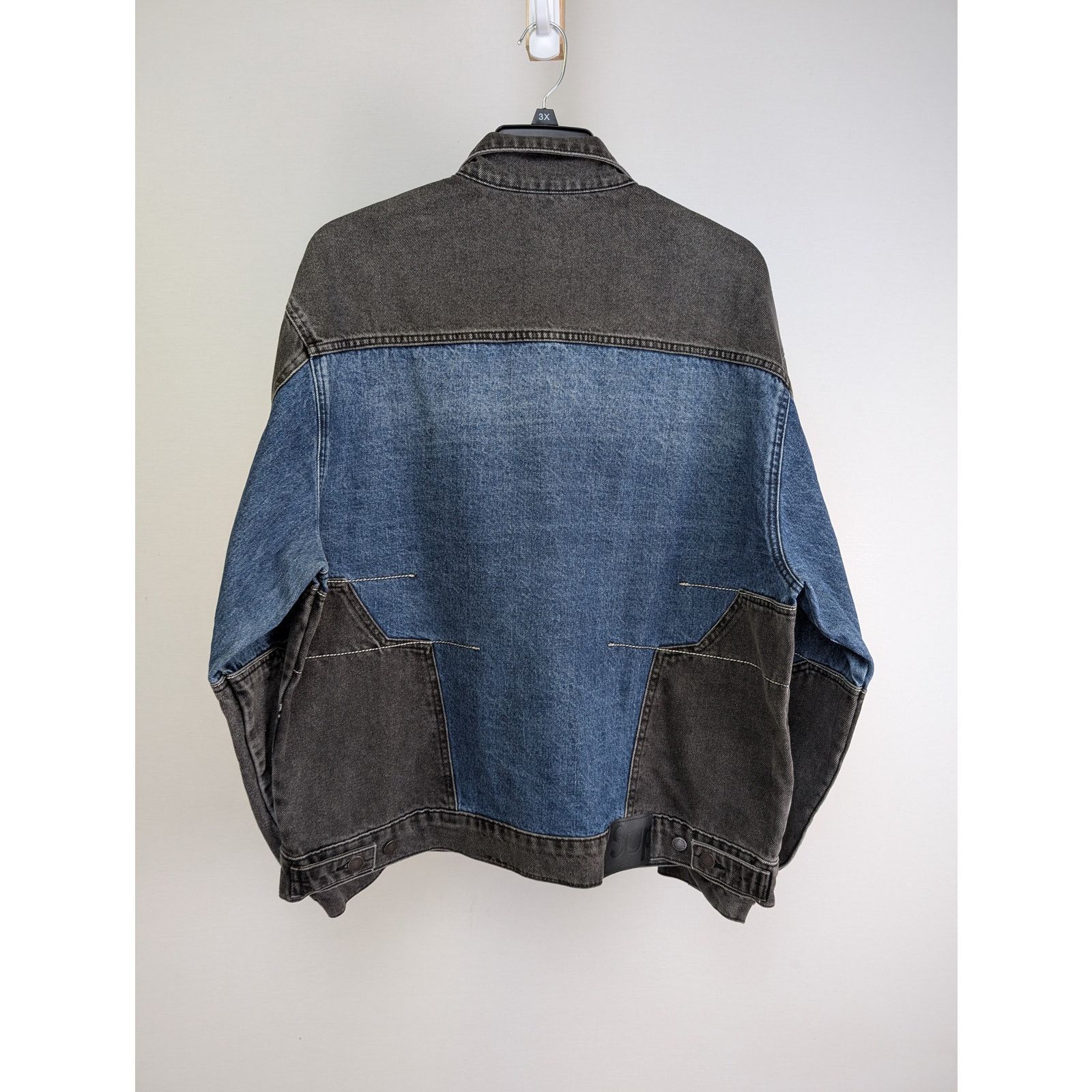 Supreme o1rshd1 Denim Jacket in Blue/Black Size US XL / EU 56 / 4 - 7 Thumbnail