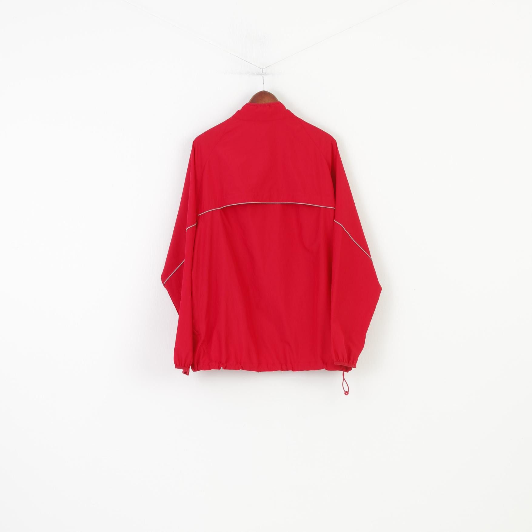 Nike × Vintage Nike Men XL Jacket Red Sport Full Zipper 10579 Size US XL / EU 56 / 4 - 8 Thumbnail