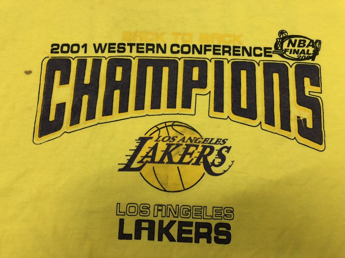 NBA × Vintage Y2K 🔥 2001 WESTERN CONFERENCE CHAMPIONS NBA FINAL Size US XL / EU 56 / 4 - 8 Thumbnail