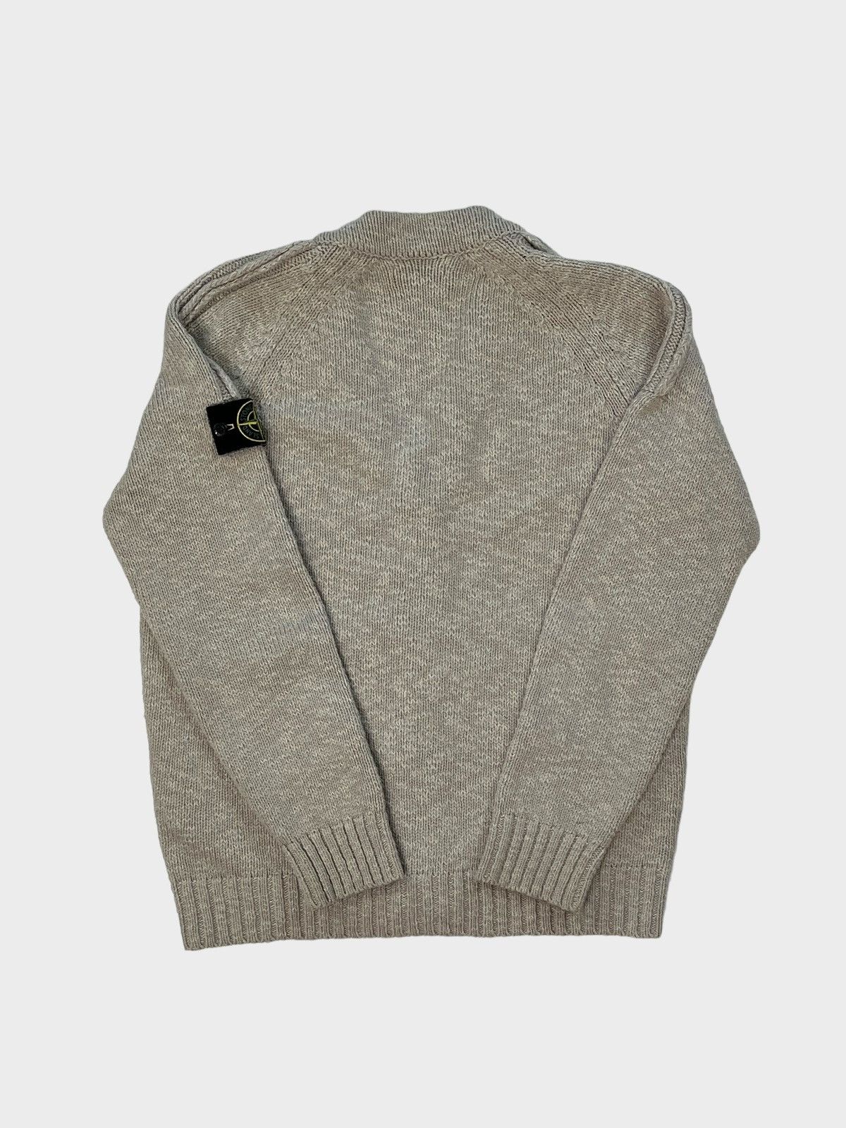 Stone Island Stone Island Chunky Heavy Knit Cardigan Sweater Size US M / EU 48-50 / 2 - 2 Thumbnail