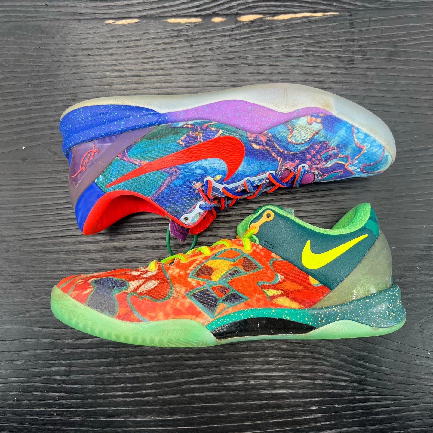 Nike zk8 low asymmetric bicolor orange-blue size 43 good condition Size US 9.5 / EU 42-43 - 6 Thumbnail
