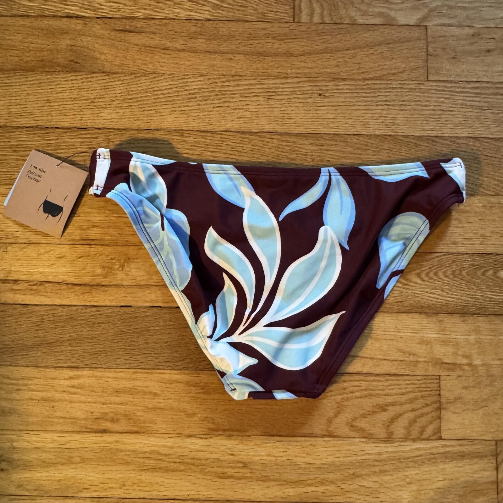 Other New Shade & Shore Floral Bikini Bottoms Size Small Size ONE SIZE - 3 Thumbnail