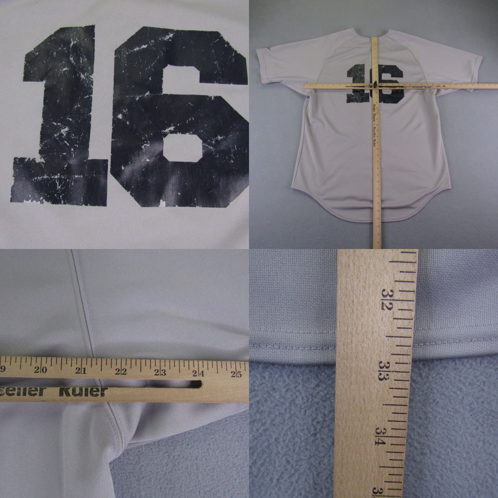 Nike Vintage Nike Wildcats Jersey Mens Large Gray Baseball Button Up Shirt Size US L / EU 52-54 / 3 - 8 Thumbnail